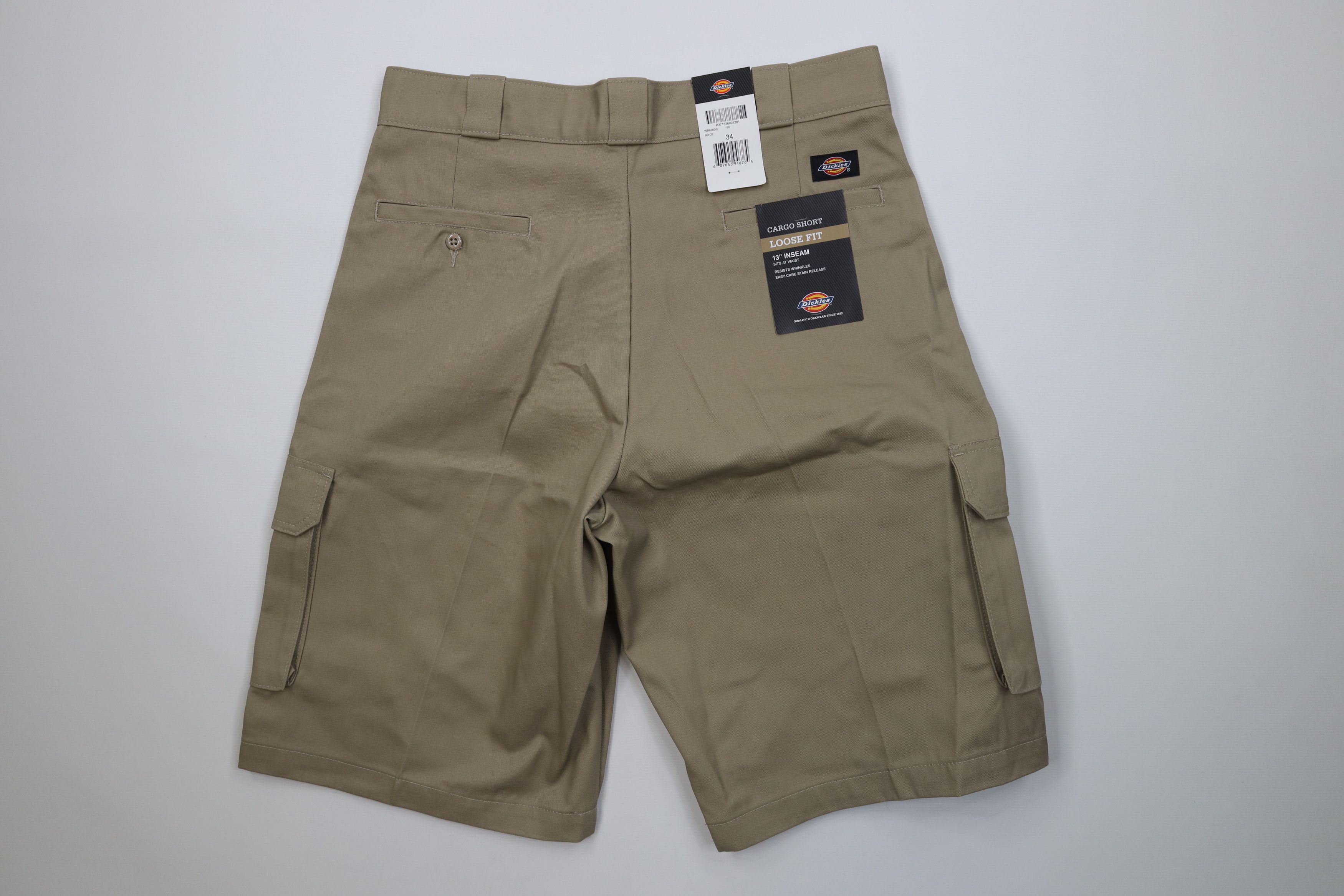 Dickies Deadstock Vintage Y2K Dickies Baggy Cargo Shorts Khaki Brown Size US 34 / EU 50 - 7 Thumbnail
