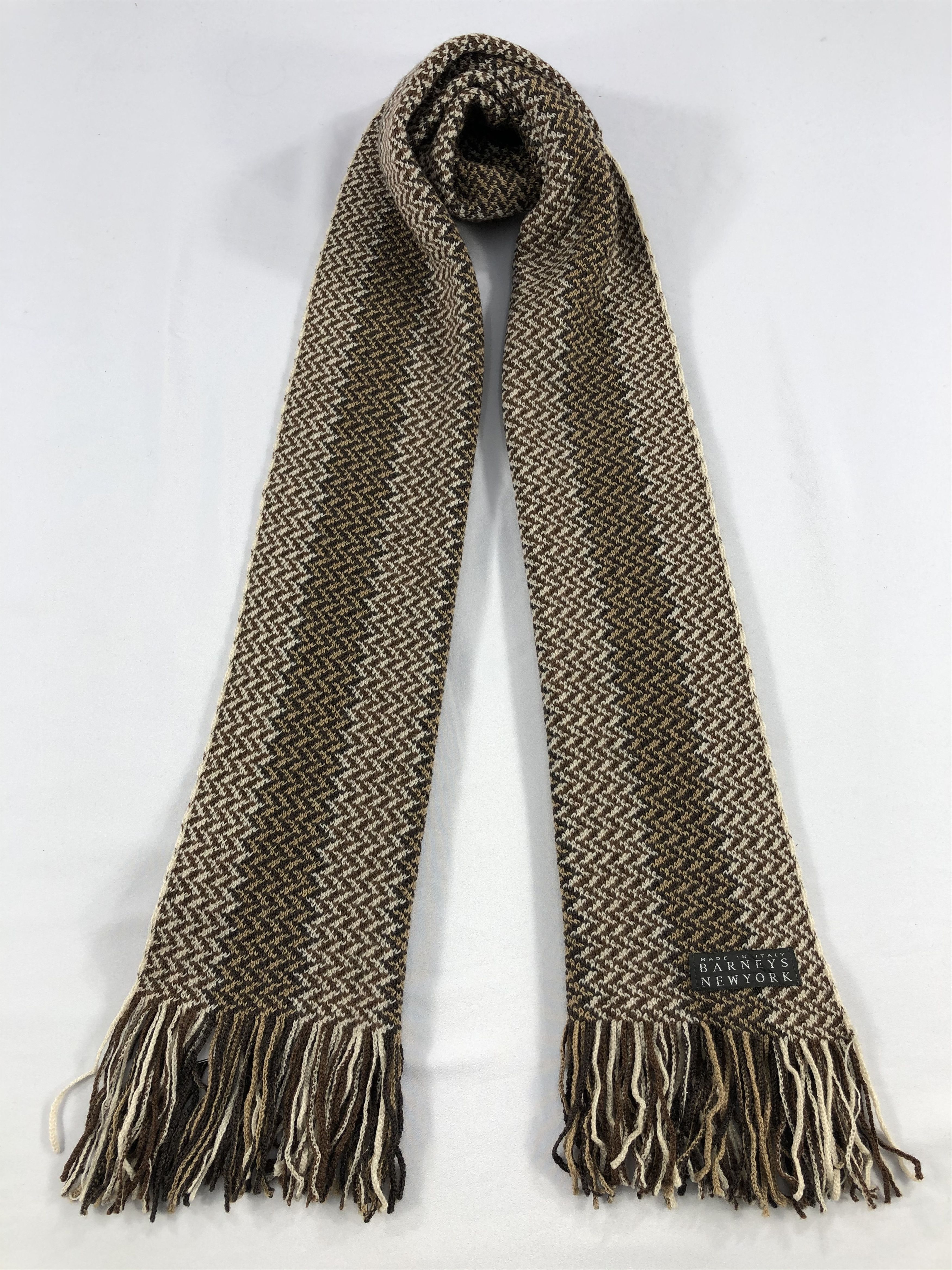 Barneys New York Vintage Barneys New York Scarf/Muffler/Neckwear MF1688 Size ONE SIZE - 1 Thumbnail