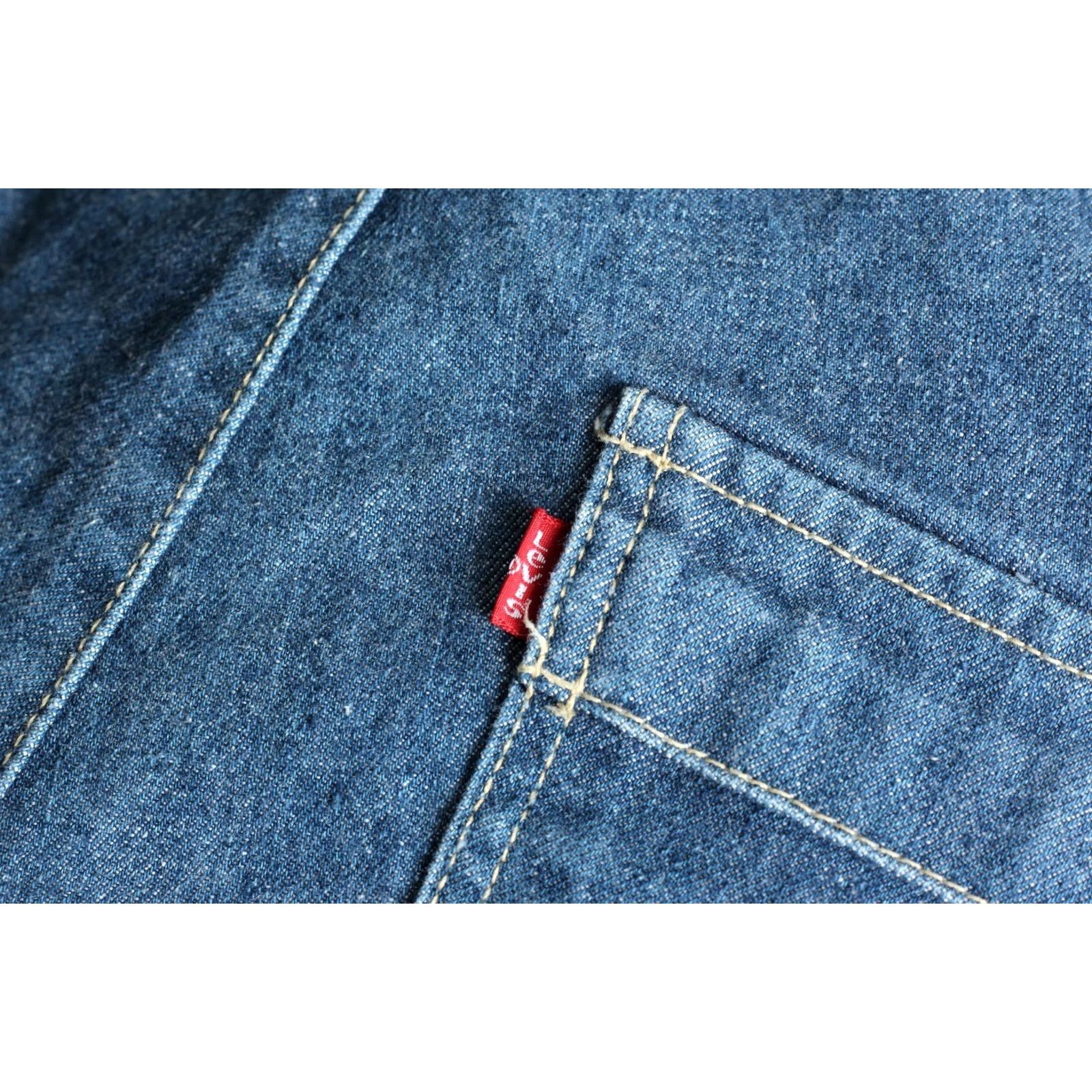 Levi's VINTAGE LEVI’S? ENGINEERED Twisted ½ Jeans Denim Shorts Men Size L DZ5321 Size US 33 - 3 Thumbnail