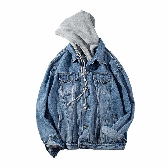 Japanese Brand Denim Jacket Trendy Two Piece Illusion Size US XL / EU 56 / 4 - 4 Thumbnail