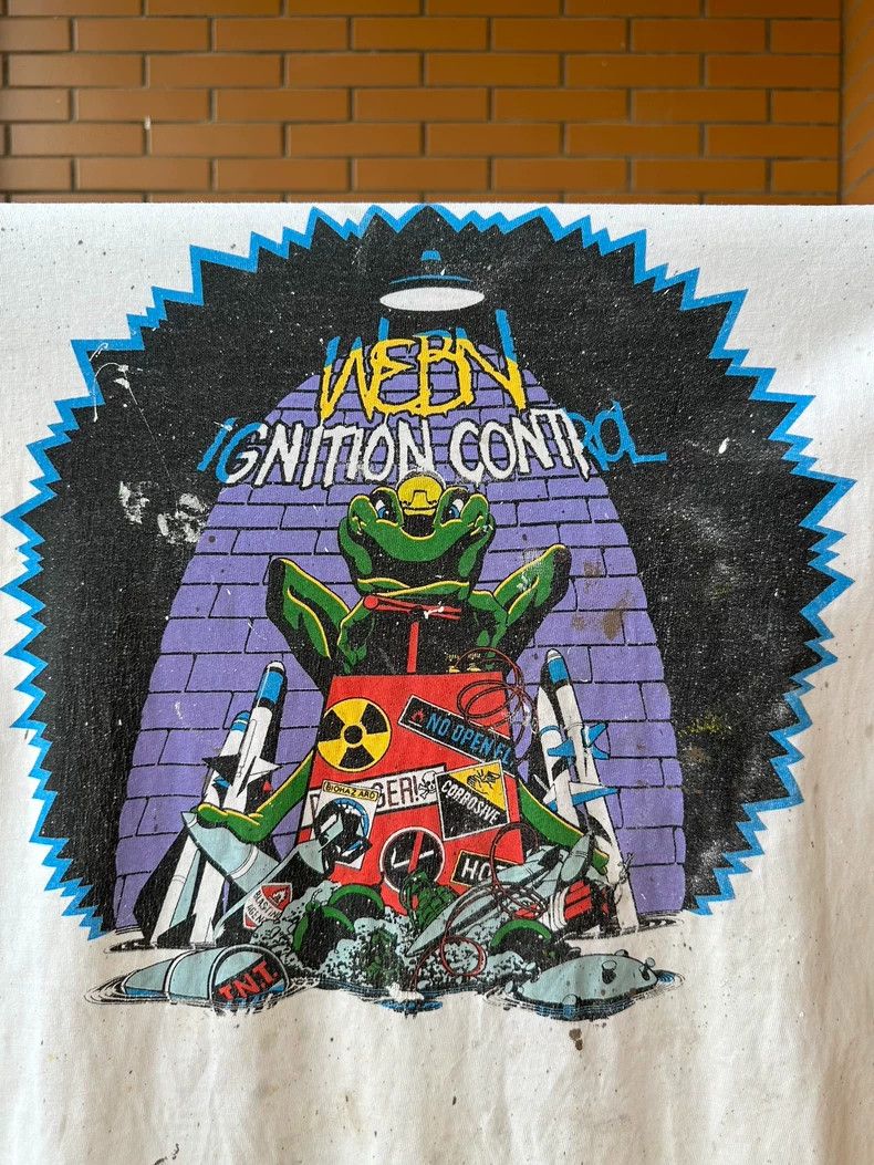 Vintage Vintage Tee 90s WEBN Ignition Control 2505-Nextarrow Size US XL / EU 56 / 4 - 5 Thumbnail