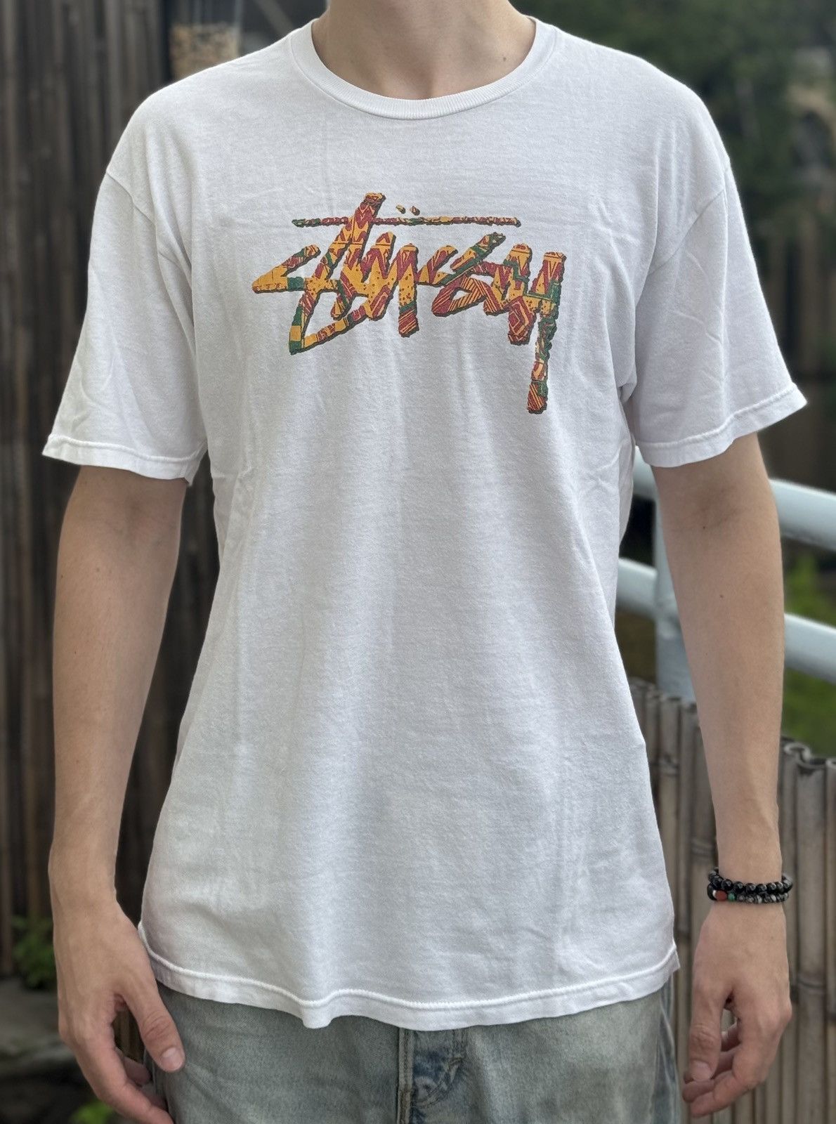 Stussy Stussy Authentic Reggae Logo Tshirt Size US M / EU 48-50 / 2 - 1 Thumbnail