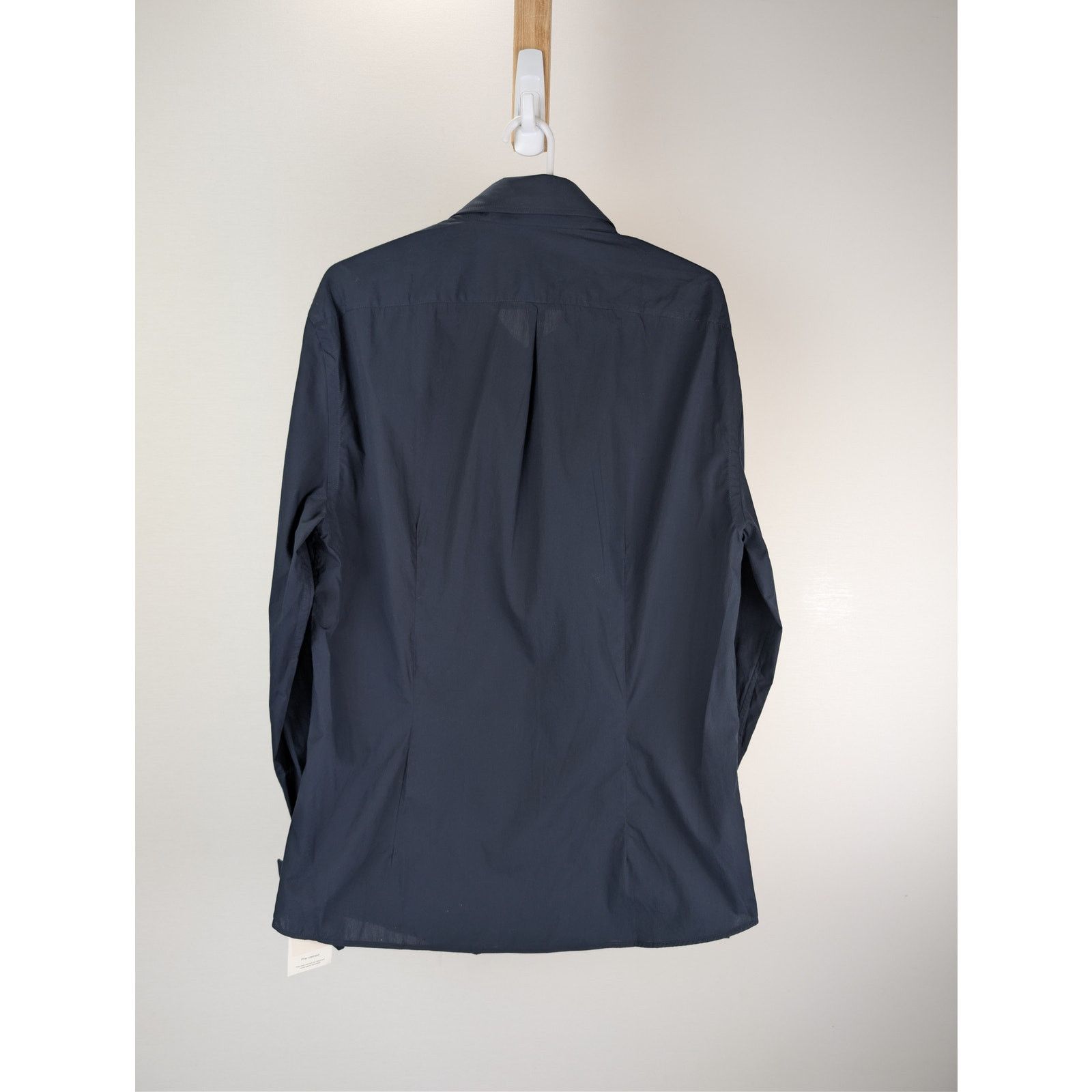 Brunello Cucinelli o1rshd1 CC20 Tuxedo shirt with pleating for Man in Navy Blue Size US M / EU 48-50 / 2 - 15 Thumbnail