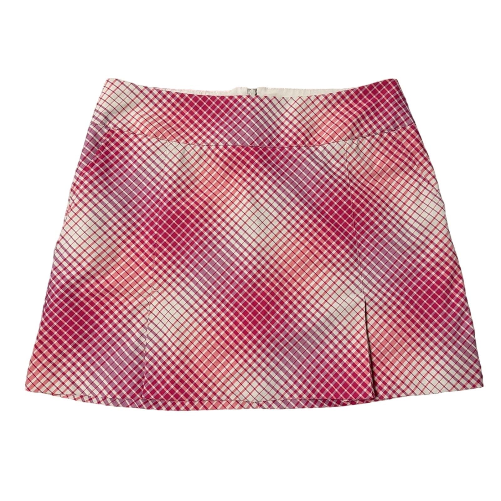Nike Nike Golf Dri Fit Plaid Tennis Skort Pink Size 12 Size 34" / US 12 / IT 48 - 3 Thumbnail