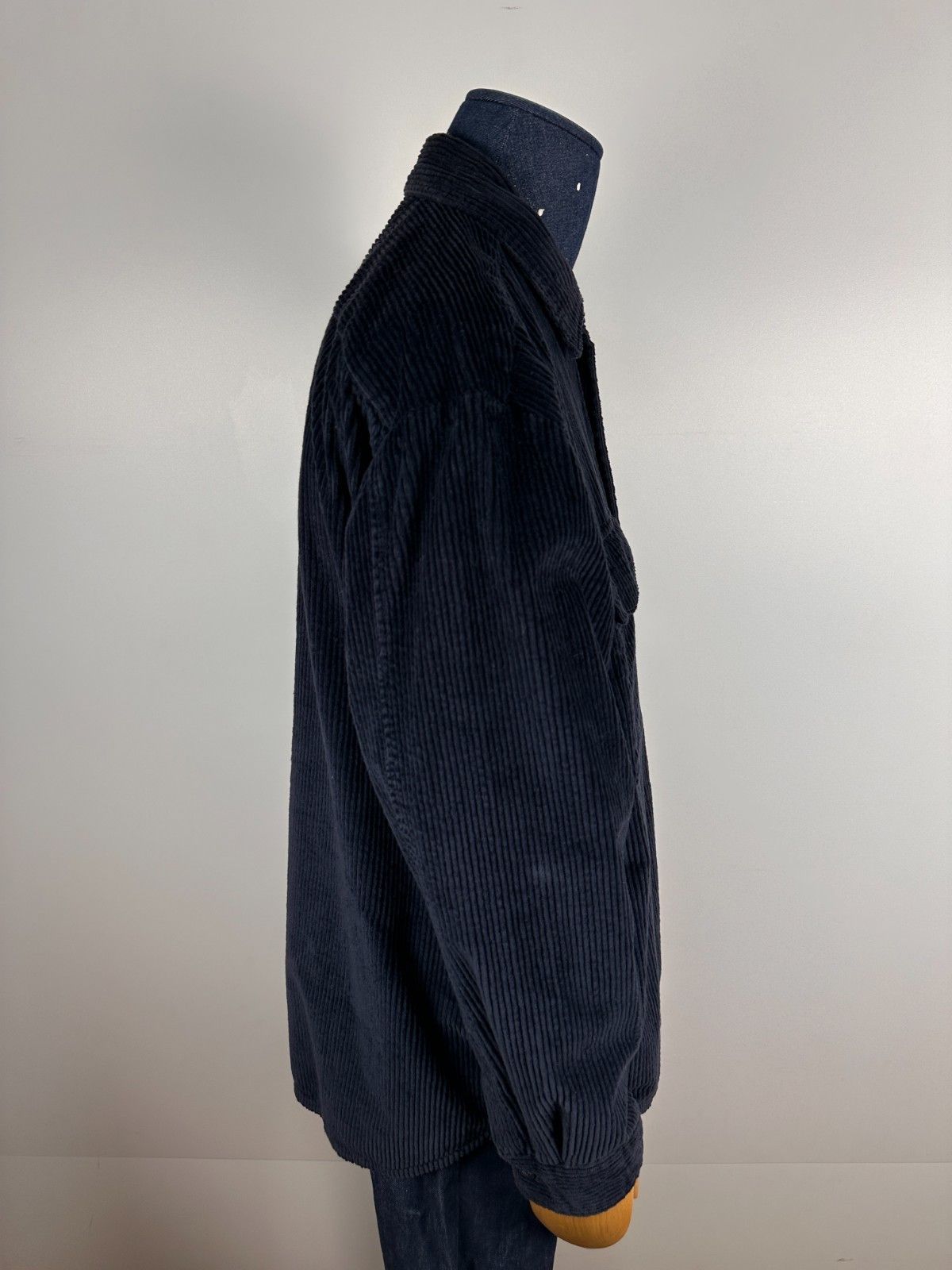Tommy Hilfiger Tommy Hilfiger Rubberised logo Corduroy Overshirt Blue XL Size US XL / EU 56 / 4 - 7 Thumbnail