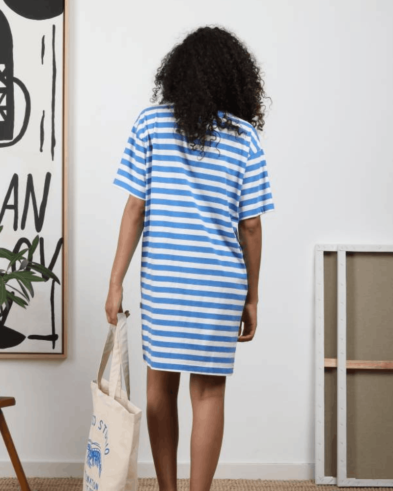 Wemoto BNWT Wemoto - Flux - Striped T-Shirt Dress - Size Medium Size M / US 6-8 / IT 42-44 - 3 Thumbnail