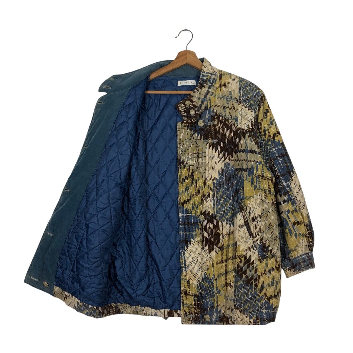 Japanese Brand × Vintage Vintage Button Chore Jacket Simple Life Tartan Issey Miyake Size US M / EU 48-50 / 2 - 12 Thumbnail