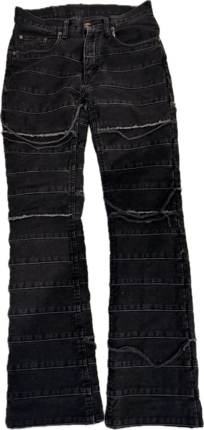 Hysteric Glamour Rare Hysteric Glamour black Hagi denim | Grailed