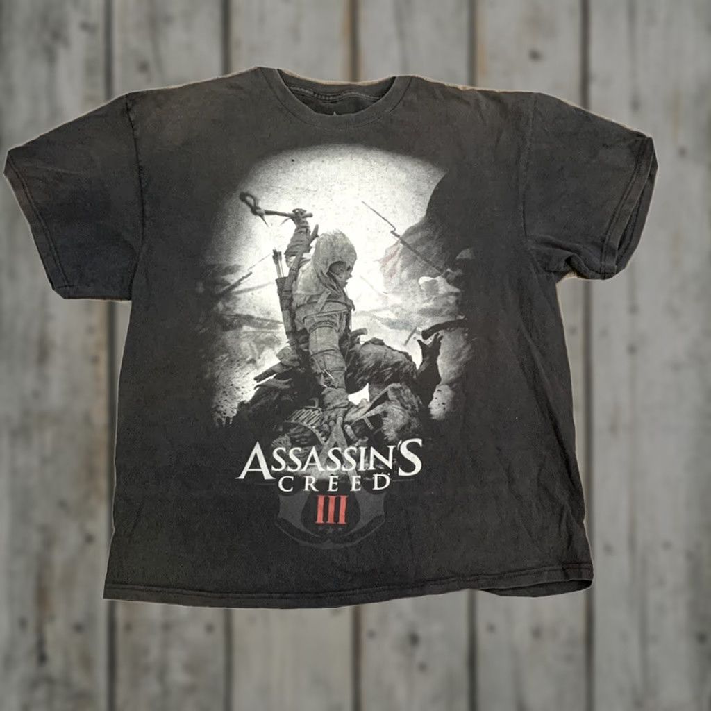 Vintage Assassins Creed III 2012 Promo Black T Shirt Mens Large Size US L / EU 52-54 / 3 - 1 Thumbnail