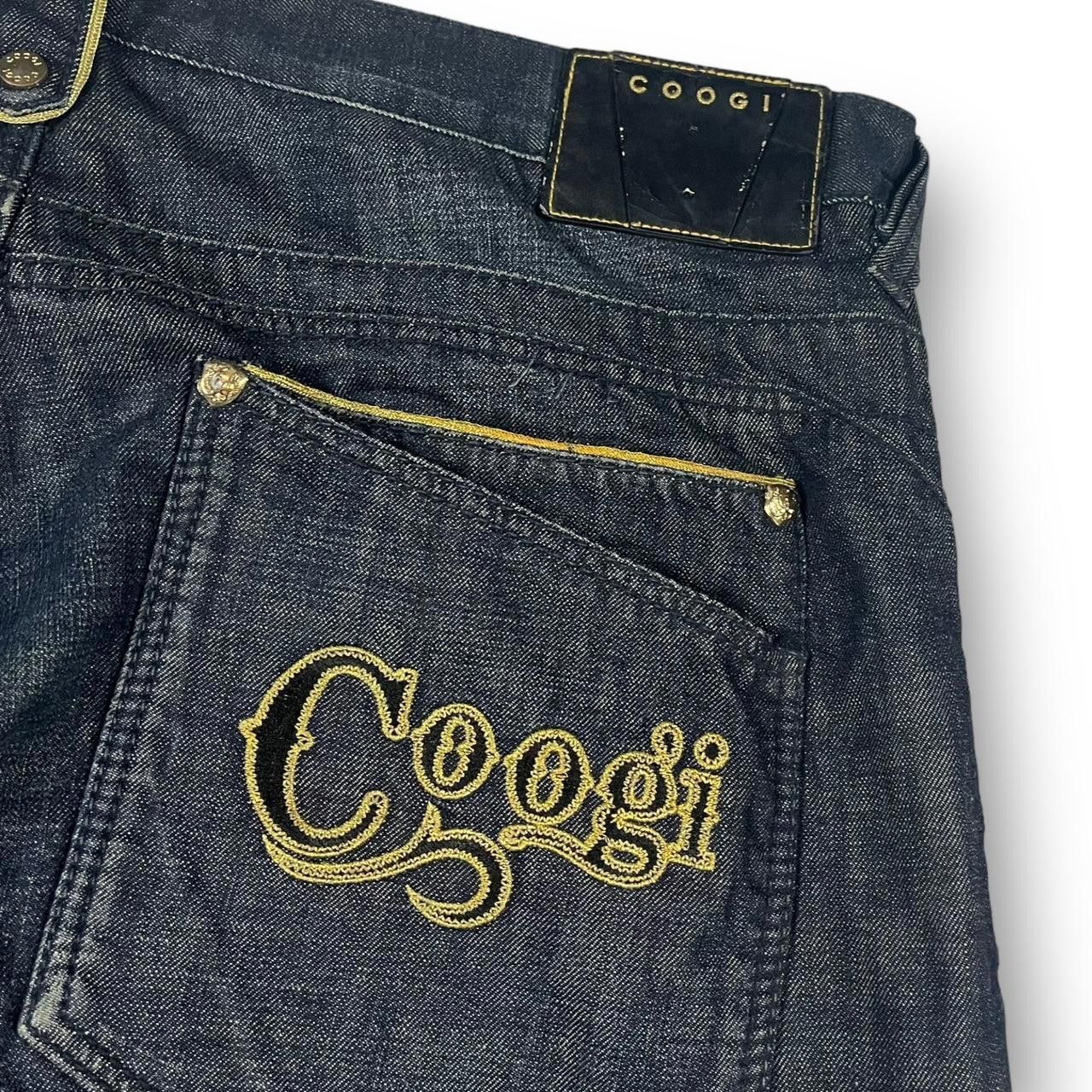 Coogi Coogi Men's Navy and Gold Shorts Size US 42 / EU 58 - 3 Thumbnail