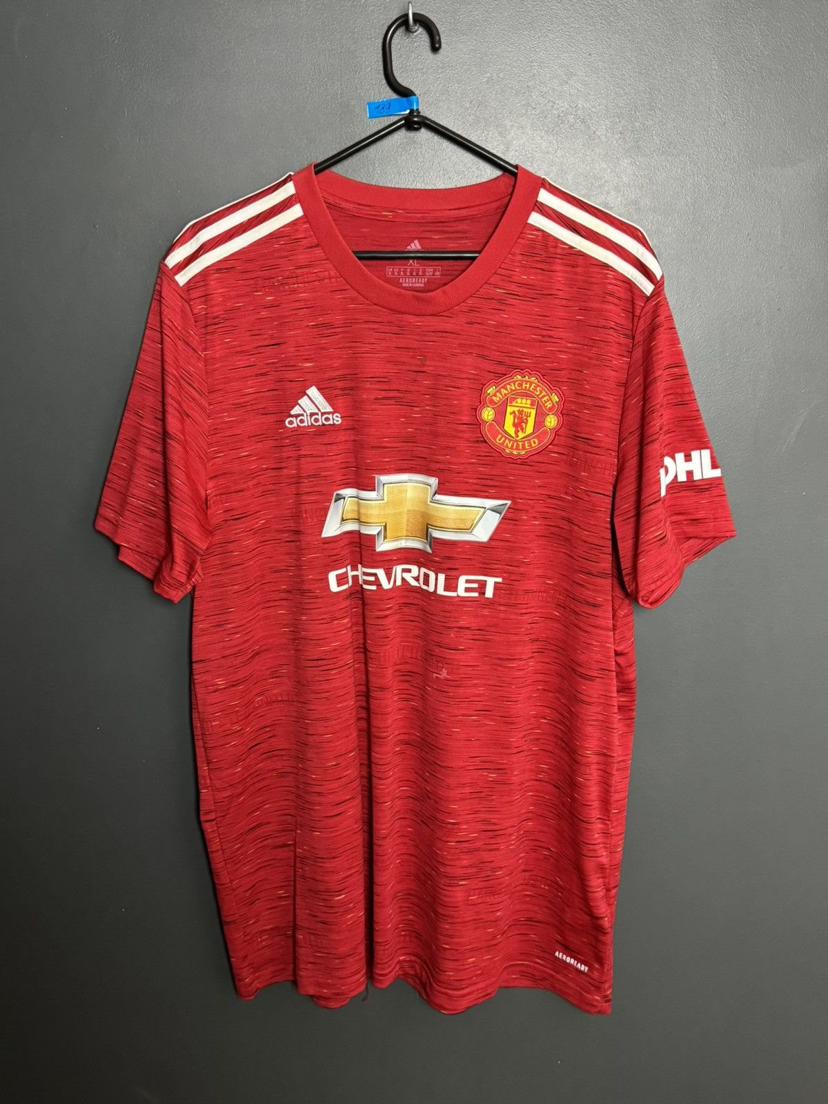 Adidas Manchester United 20/21 Home Football Jersey T-Shirt Size US XL / EU 56 / 4 - 1 Thumbnail