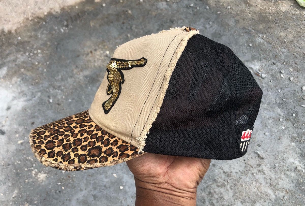 Mastermind Japan 🔥Mega Rare 🔥Roar Gun x Swarovski Leopard Adjustable Cap🔥 Size ONE SIZE - 2 Thumbnail
