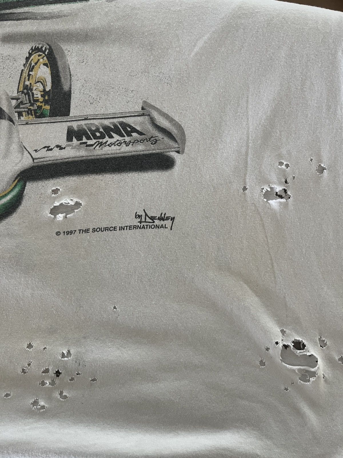 Vintage Vintage 90s Thrashed NASCAR Tee Size US XL / EU 56 / 4 - 8 Thumbnail