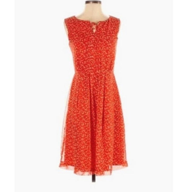 Anthropologie Anthropologie Hi There Karen Walker 6 Dress Red Polka Dot Size M / US 6-8 / IT 42-44 - 2 Thumbnail
