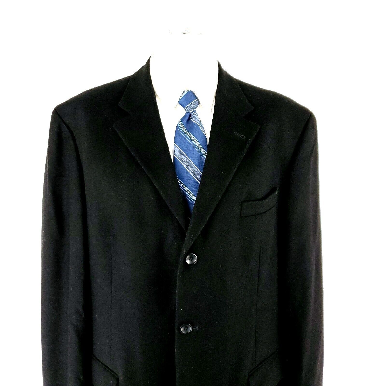 Oscar De La Renta Oscar De La Renta Wool Cashmere Nylon 3 Button Sport Coat 44 Size 44R - 1 Thumbnail