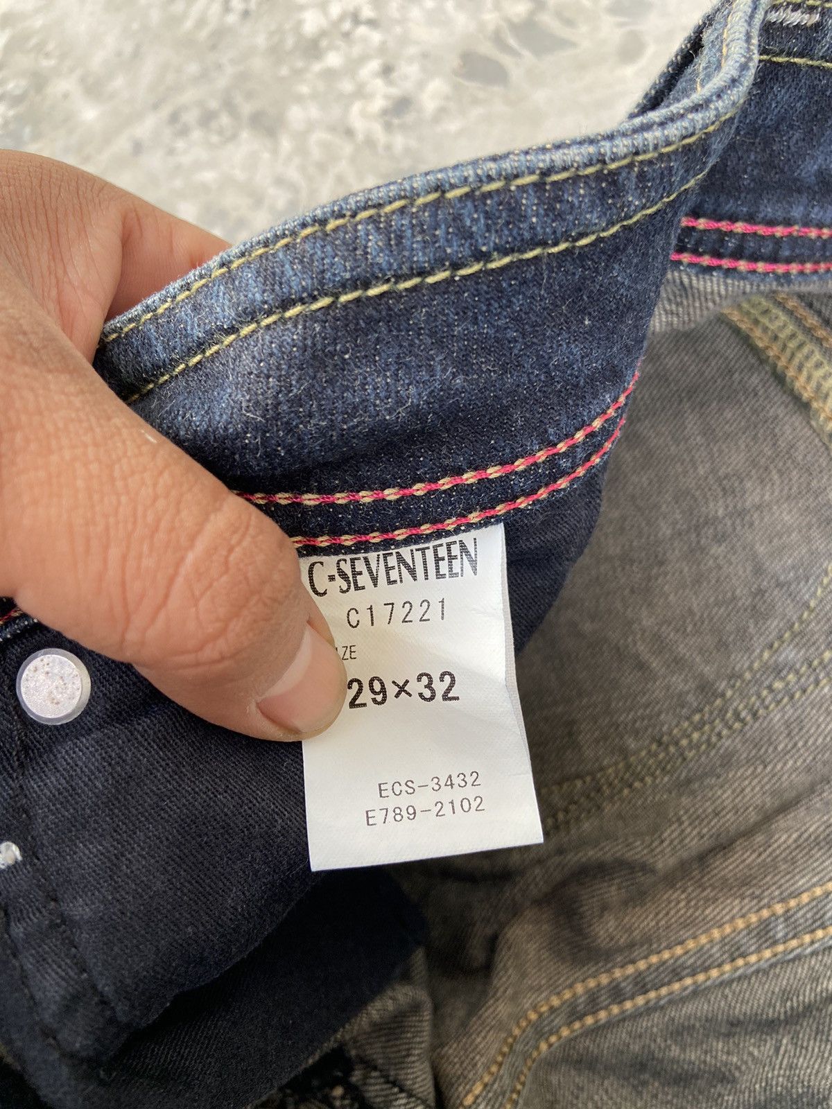 Japanese Brand C-seventeen flare Jeans pants Size 28" / US 6 / IT 42 - 9 Thumbnail