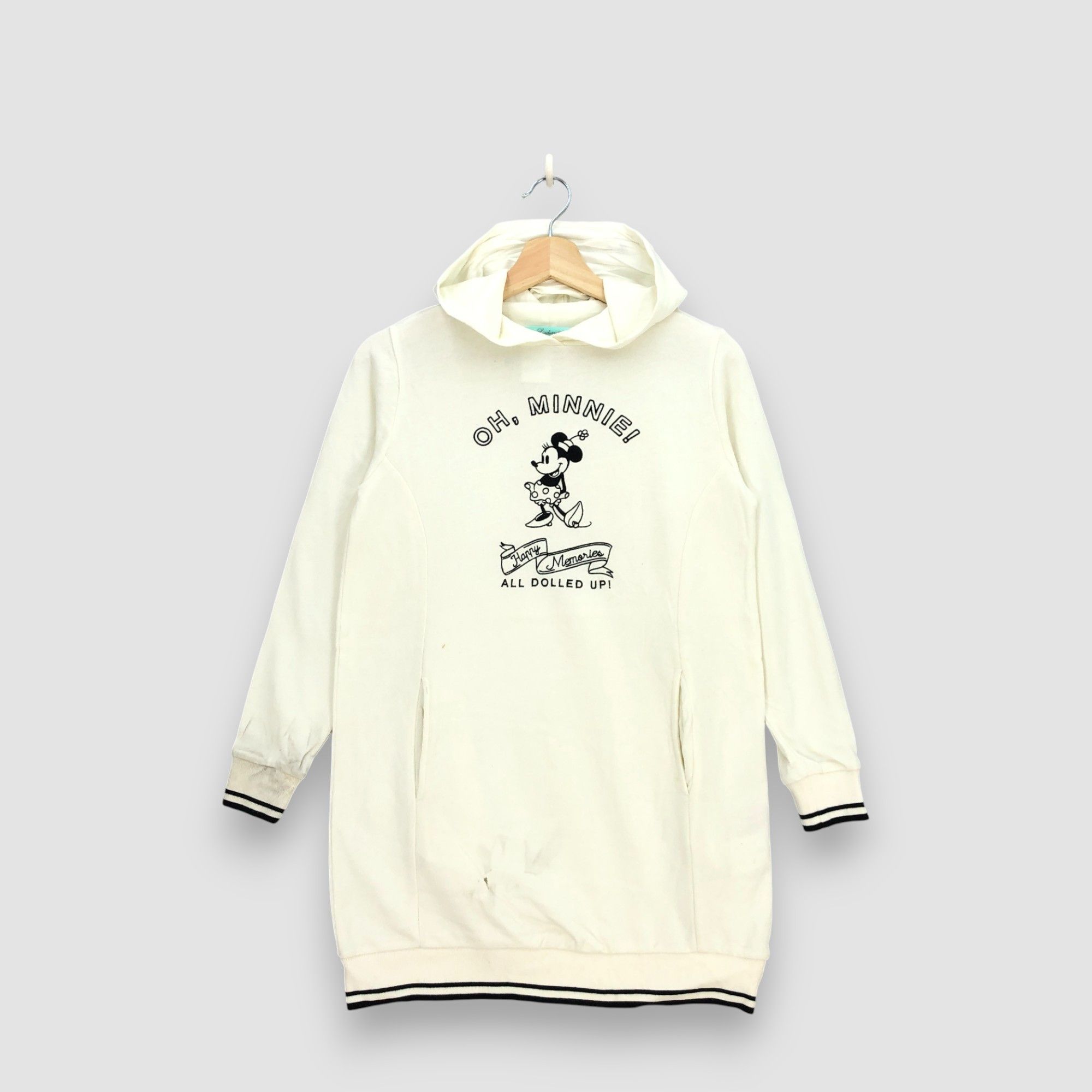 Disney Minnie Mouse Sweatshirt Hooded Disney Cartoon Sweater Size US XS / EU 42 / 0 - 2 Thumbnail