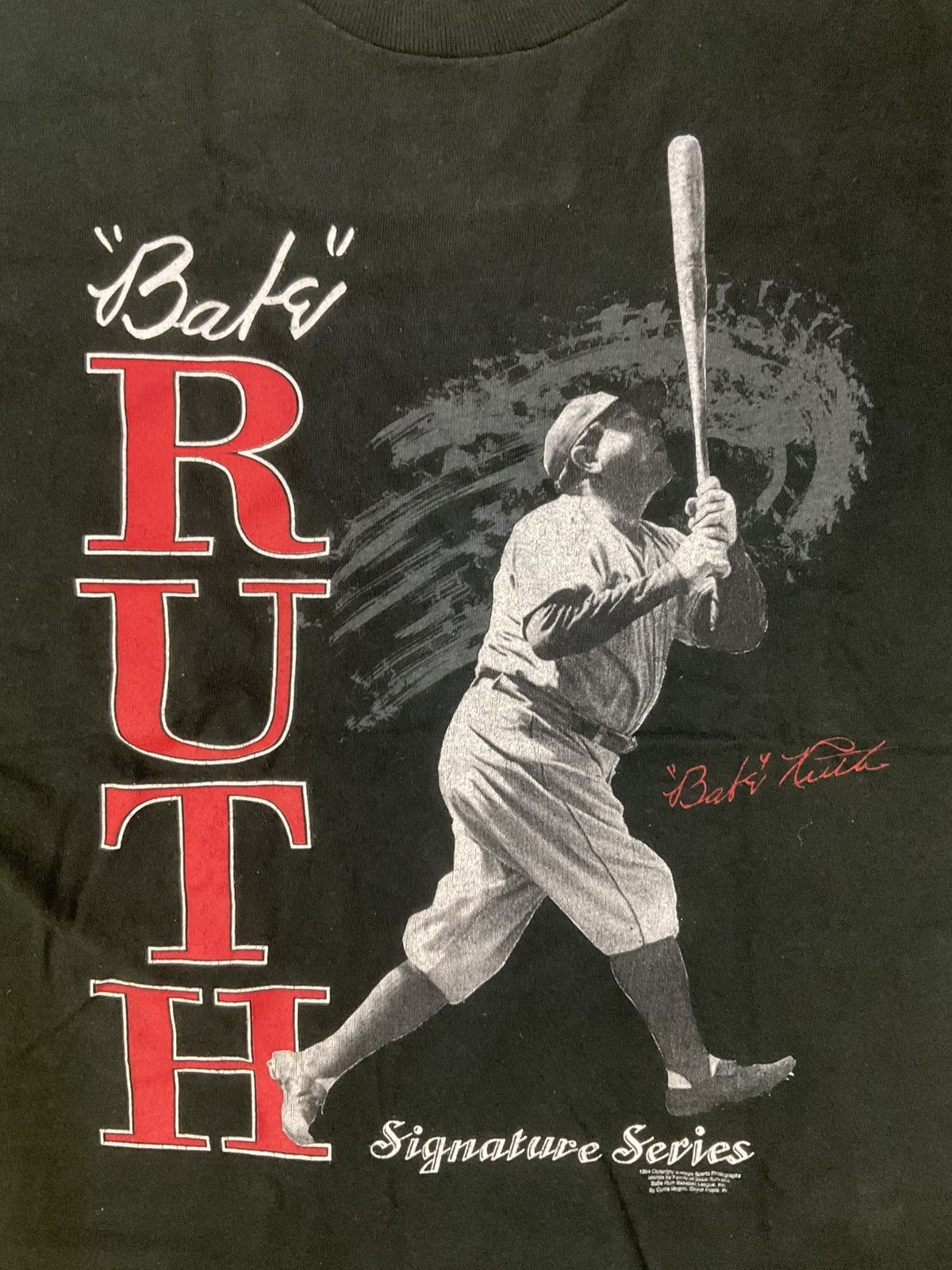 MLB Vintage 1994 Babe Ruth Baseball Signature Series T-Shirt Size US L / EU 52-54 / 3 - 2 Thumbnail