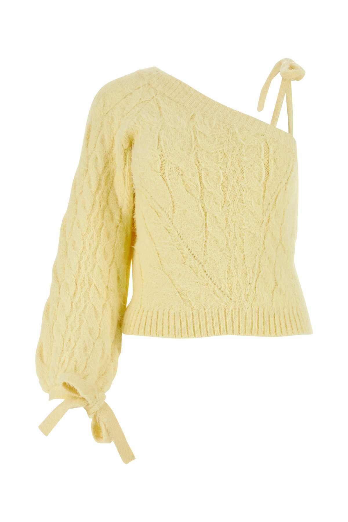 image of House Of Sunny Yellow Cotton And Acrylic Baby Chick Sweater, Women's (Size XS)