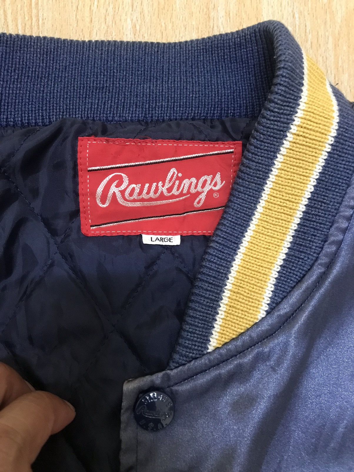 Vintage Vintage Baseball Rawlings St. Louis USA Varsity Jacket Size US L / EU 52-54 / 3 - 11 Thumbnail