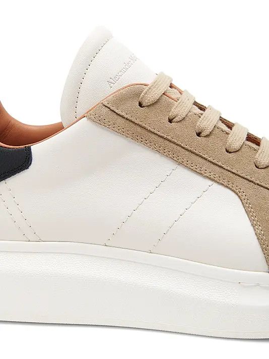 Alexander McQueen os11x0126 Suede & Leather Retro Oversized Sneakers Size US 10 / EU 43 - 5 Thumbnail