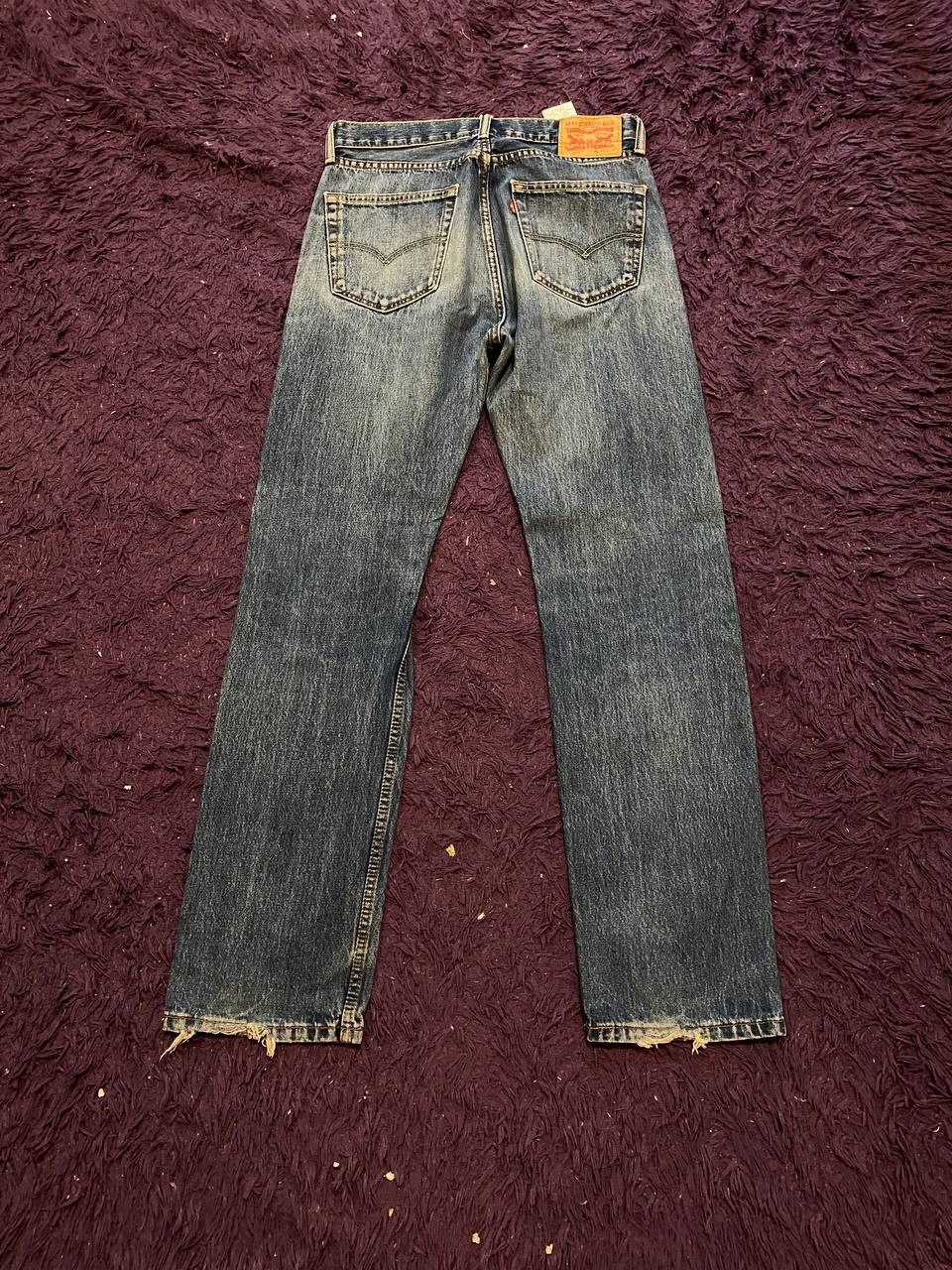 Levi's Vintage distressed jeans Y2K Levi's 505 W32 streetwear Size US 32 / EU 48 - 19 Thumbnail