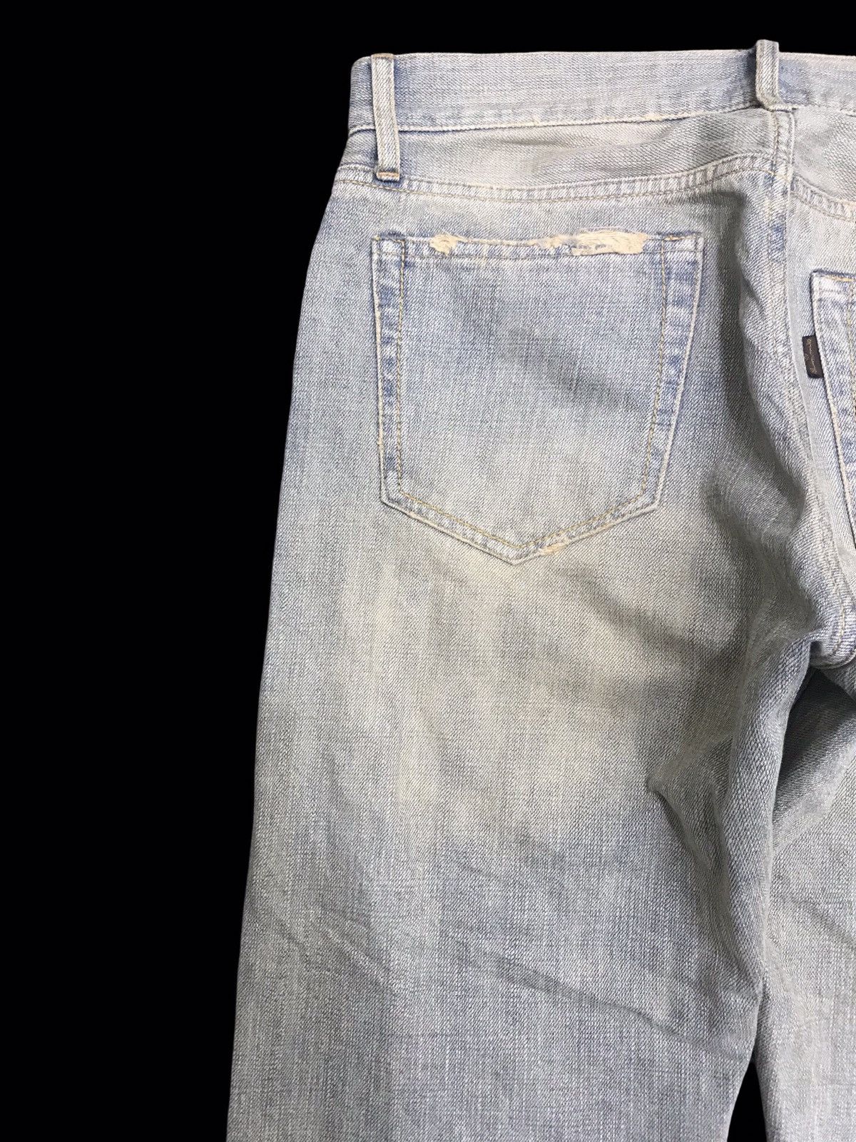Japanese Brand 💥HIGH END SEDITIONARIES💥GOA MUD WASH DISTRESSED DENIM F373 Size US 31 - 13 Thumbnail