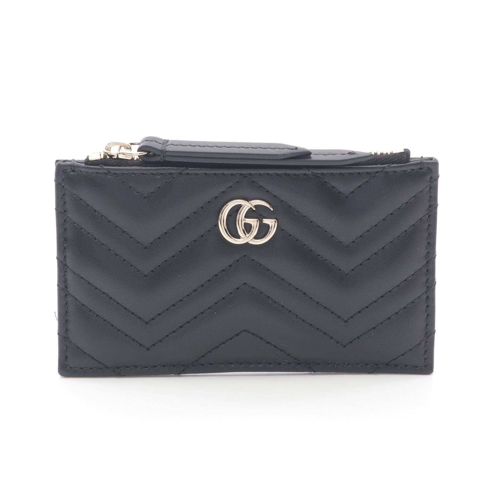 Gucci Gucci Gucci Double G Coin Case Leather Coin Case Leather Coin Case 813353DTDHD1000 Size ONE SIZE - 1 Thumbnail