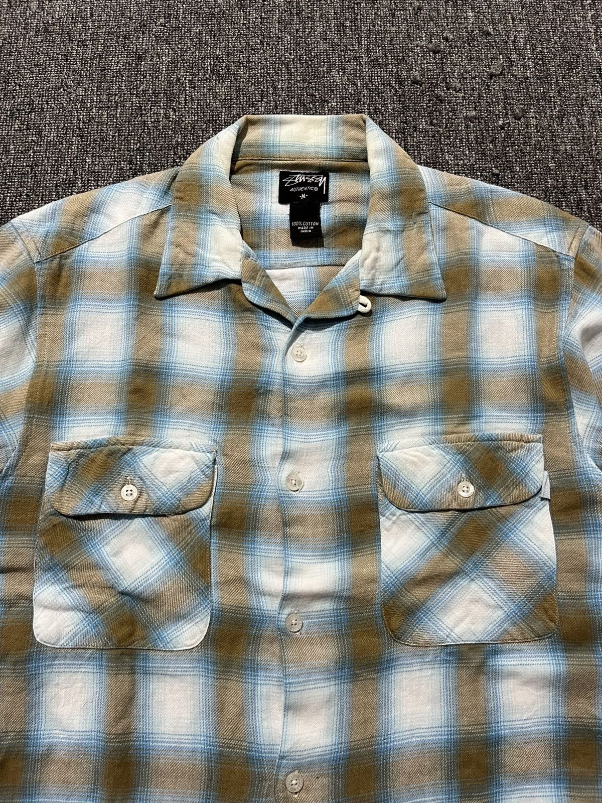 Stussy Rare stussy flannel button up shirt Size US M / EU 48-50 / 2 - 3 Thumbnail