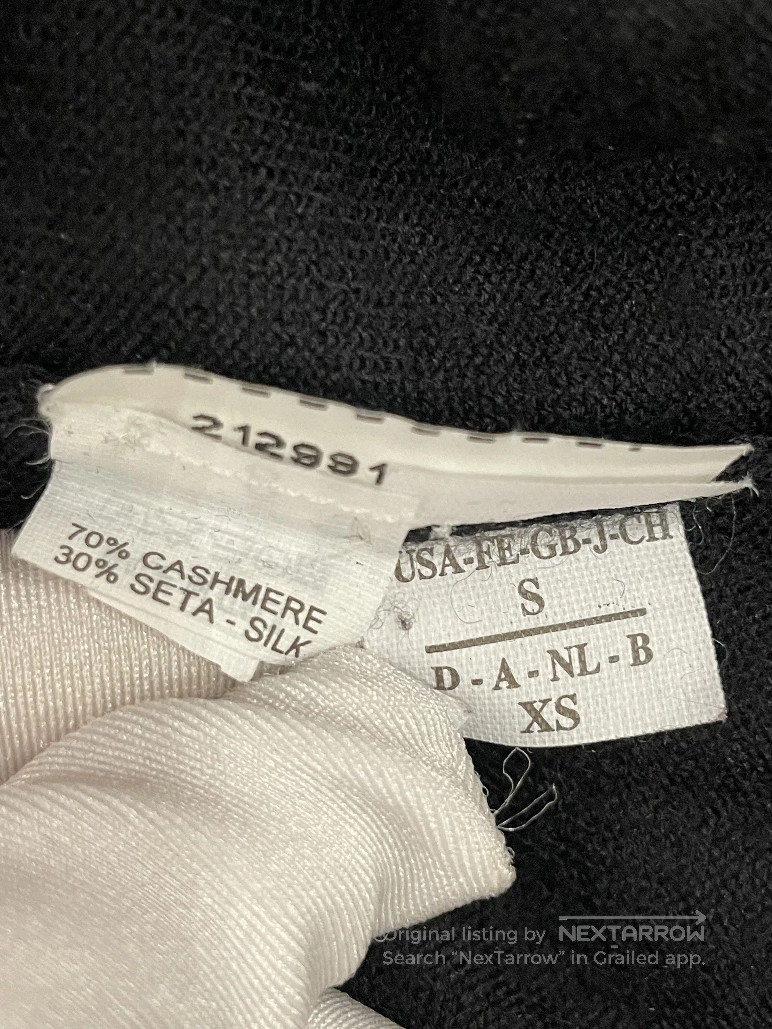 Brunello Cucinelli Brunello Cucinelli Black Cashmere Cardigan XS. Size US XS / EU 42 / 0 - 4 Thumbnail