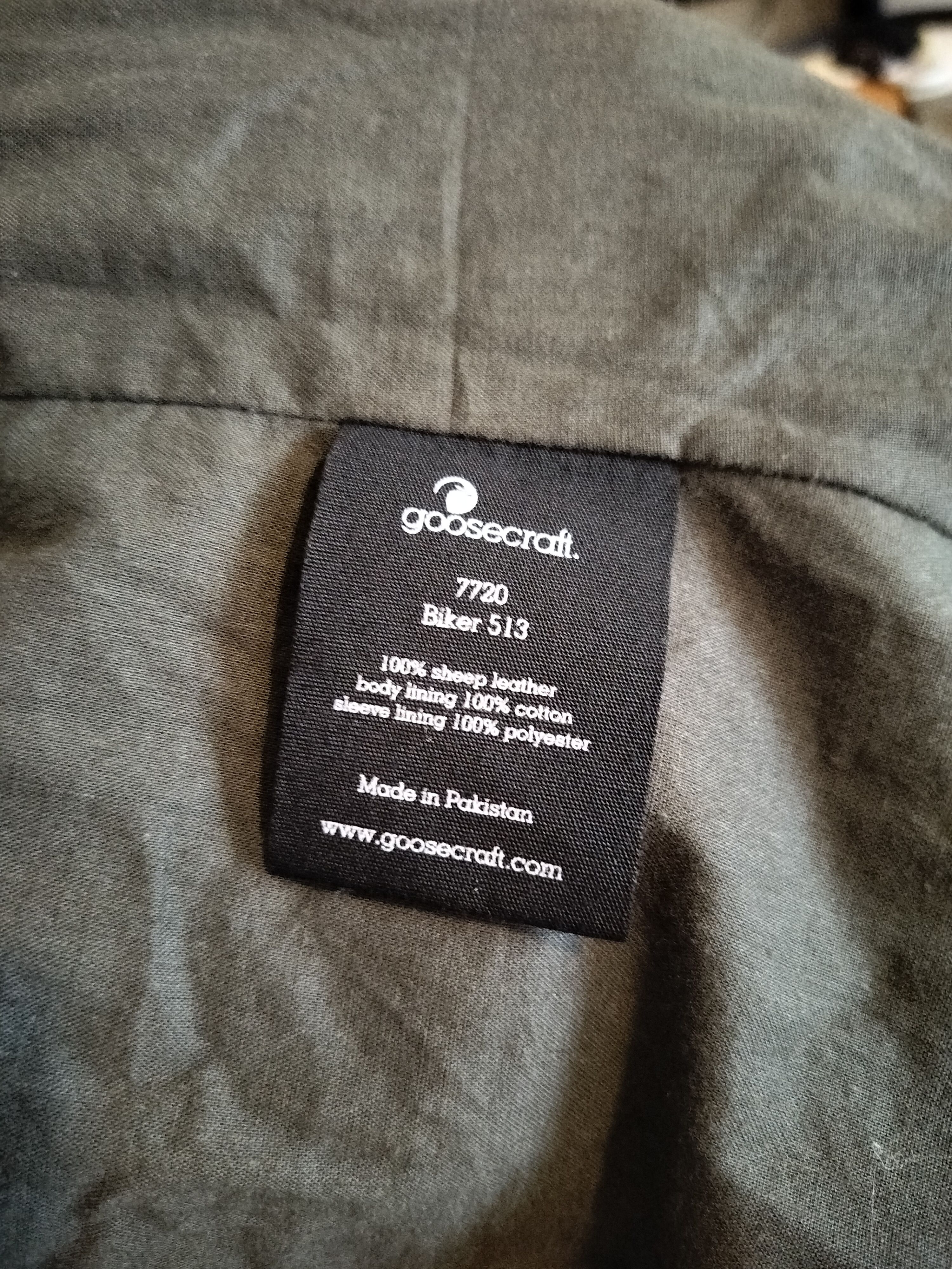 GOOSECRAFT Forest Green Goosecraft Sheep Leather Jacket, Size S Size S / US 4 / IT 40 - 3 Thumbnail