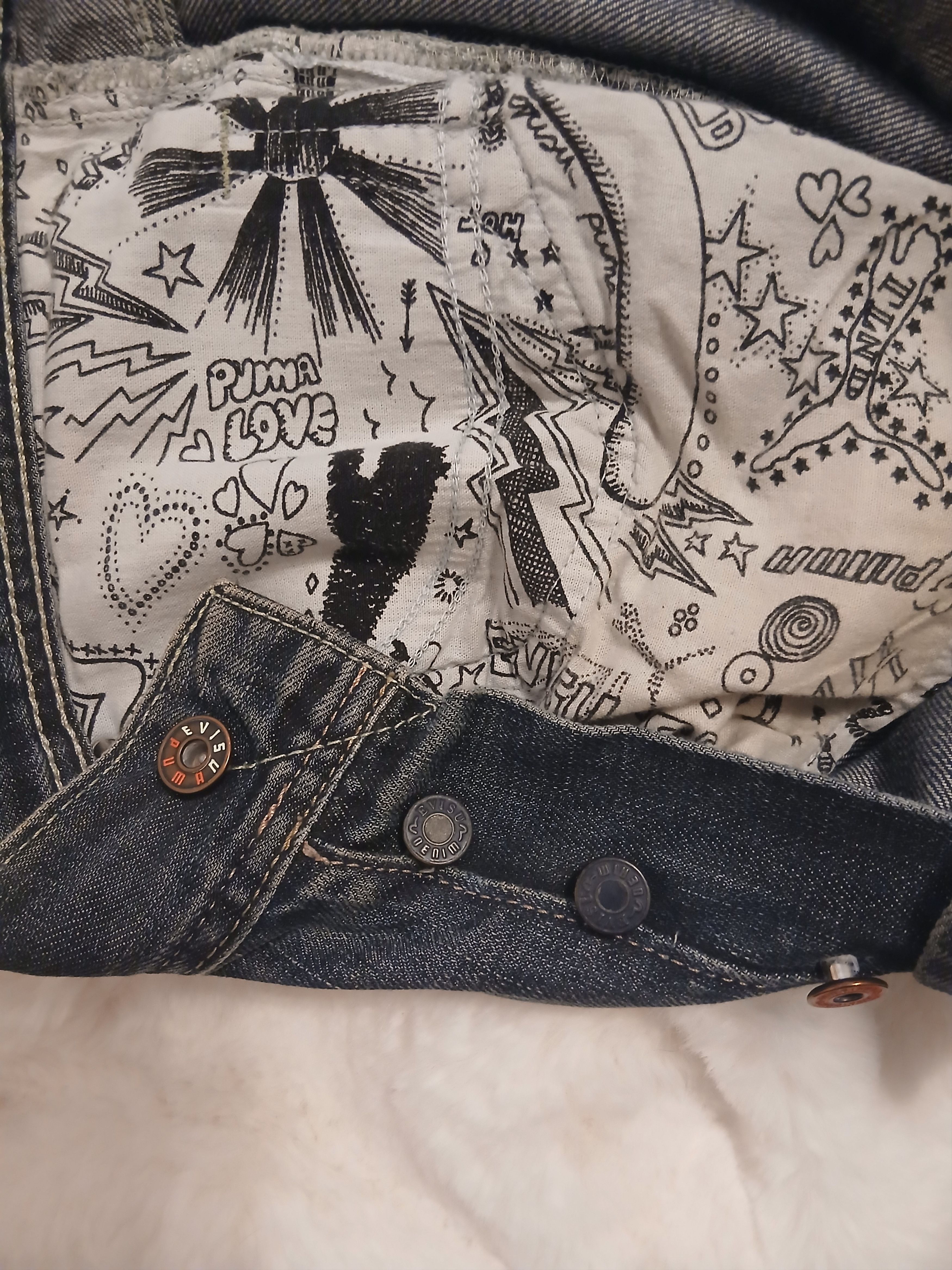 Evisu × Puma Evisu x Puma "TLND" Custom Jorts - 90s NYC Baggy Archive Size US 36 / EU 52 - 2 Thumbnail
