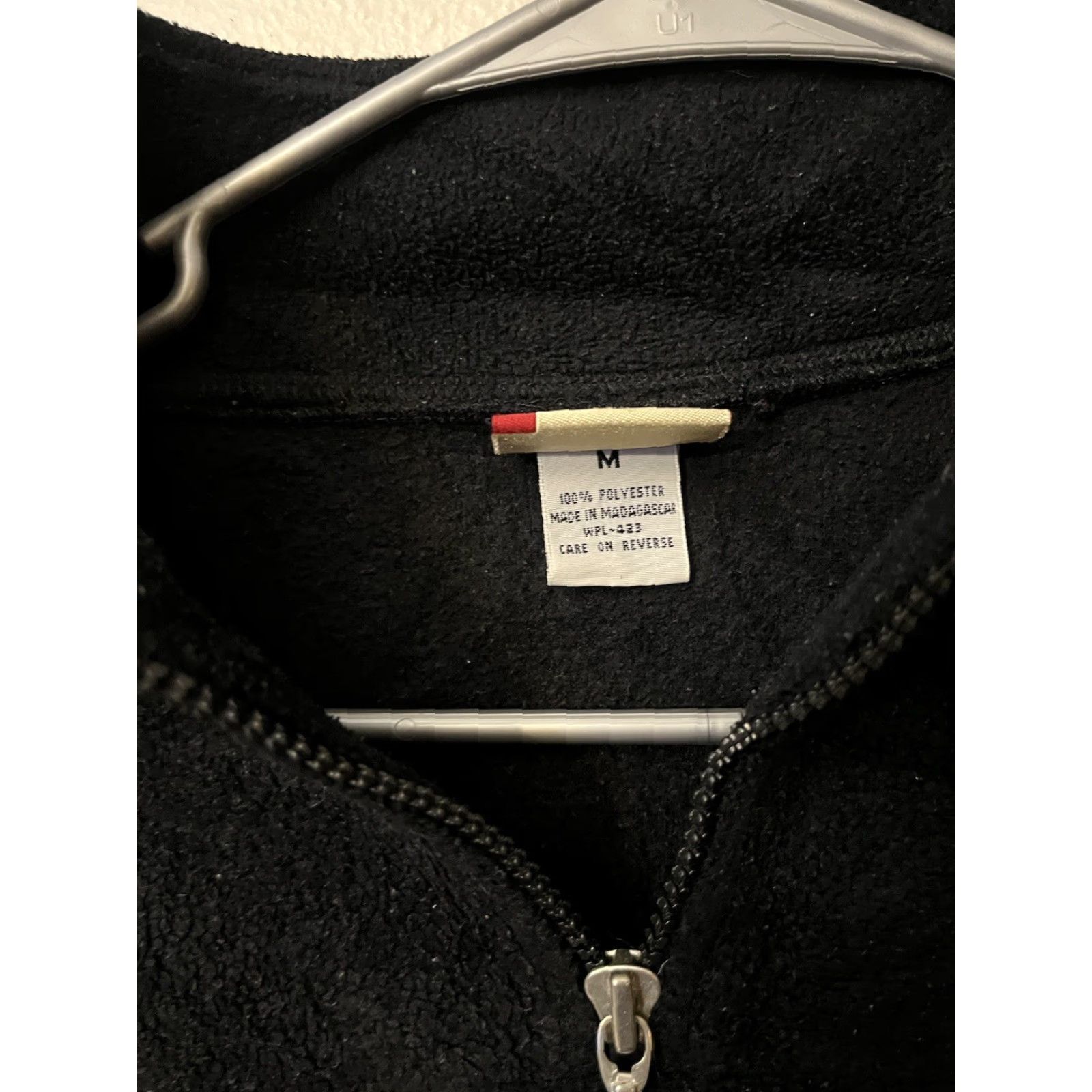 Levi's Levi's Men's Red Tab Fleece Jacket Size Med 1/4 Zip Black Polyester Fall Spring Size US M / EU 48-50 / 2 - 3 Thumbnail
