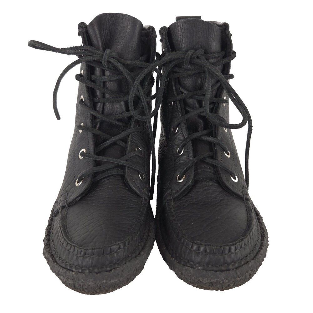 Quoddy Quoddy Bison Leather Crepe Wrapped Chukka Boots US 7 Womens Size US 7 / IT 37 - 3 Thumbnail