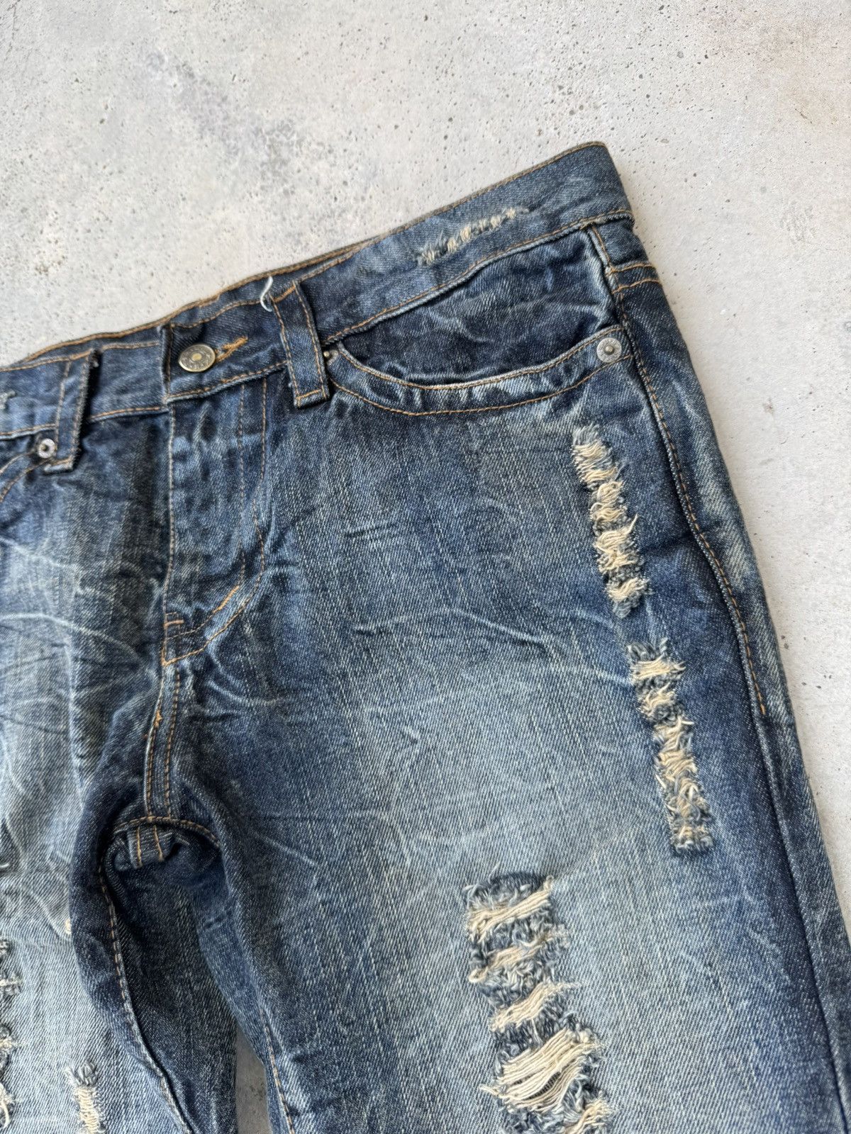 If Six Was Nine 2000s Archive Japanese Brand Grunge ifsixwasnine Style Jeans Size US 34 / EU 50 - 8 Thumbnail