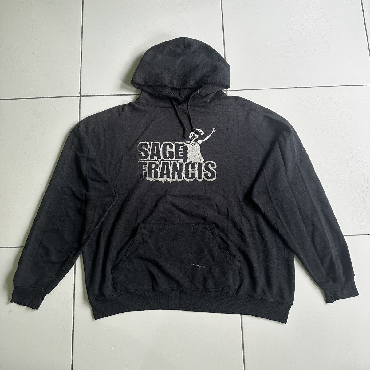 Rap Tees Vintage Pauh William Francis Hip hop tour 2005 black hoodie Size US XL / EU 56 / 4 - 1 Thumbnail