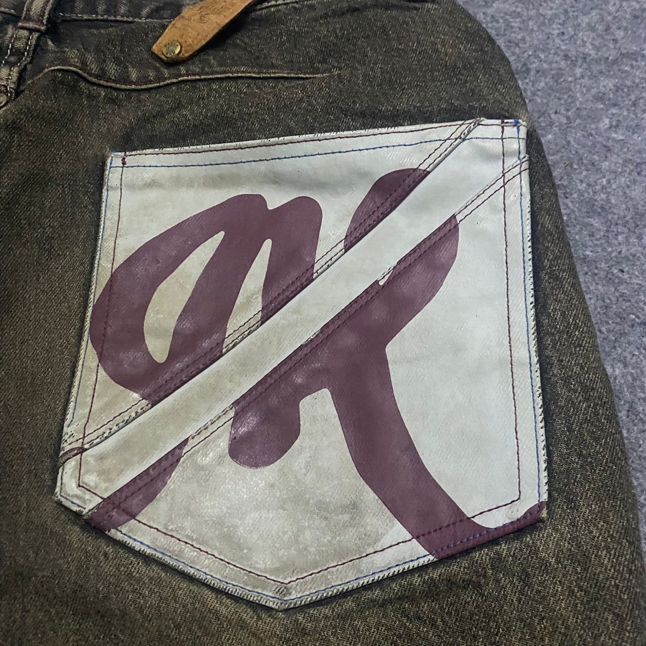 Antonio Meccariello 💥Best Offer💥Mecca Ontario Baggy Distressed Denim Size US 34 / EU 50 - 11 Thumbnail