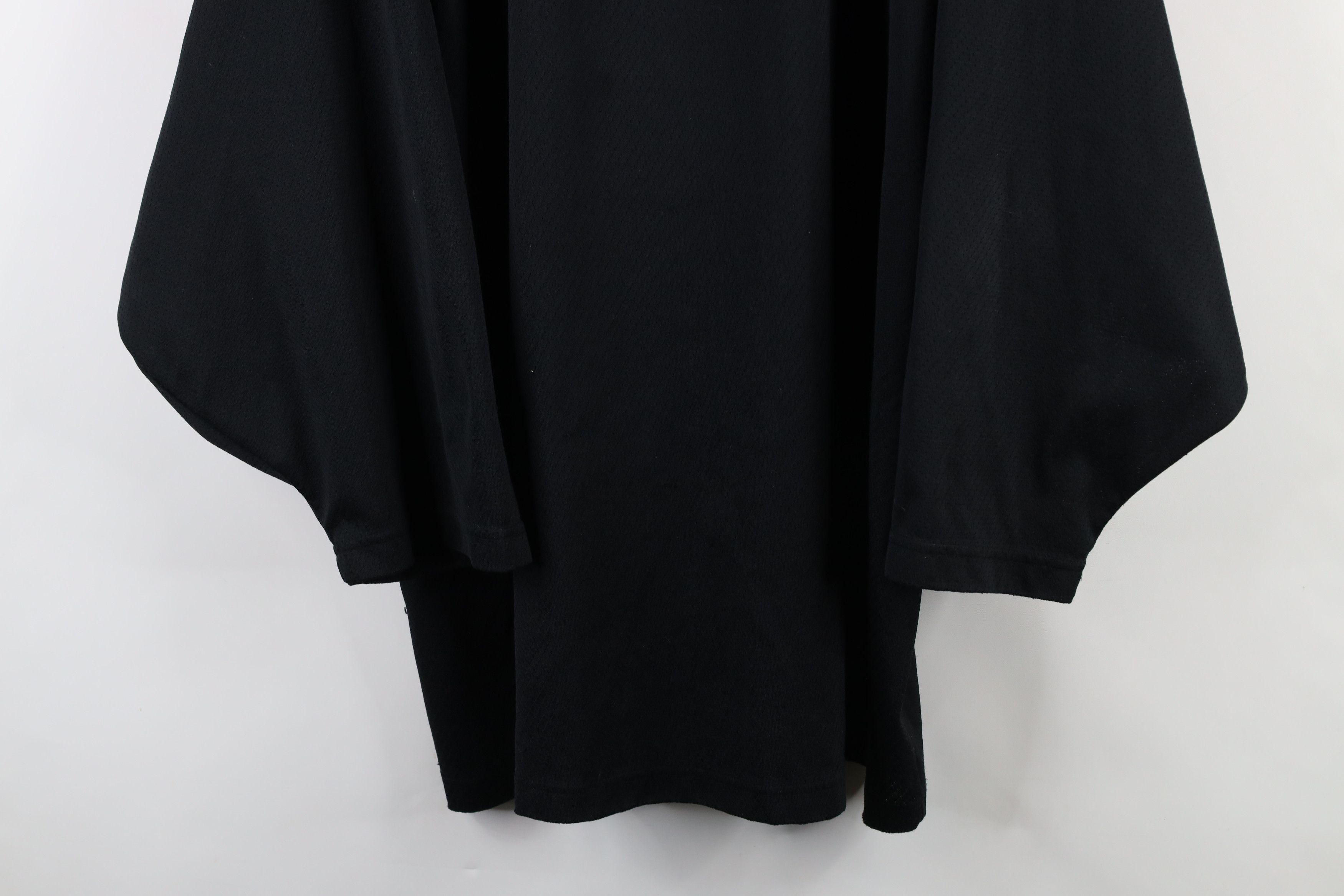 Vintage Vintage 90s CCM Hockey Blank Knit Ice Hockey Jersey Black #3 Size US XXL / EU 58 / 5 - 3 Thumbnail