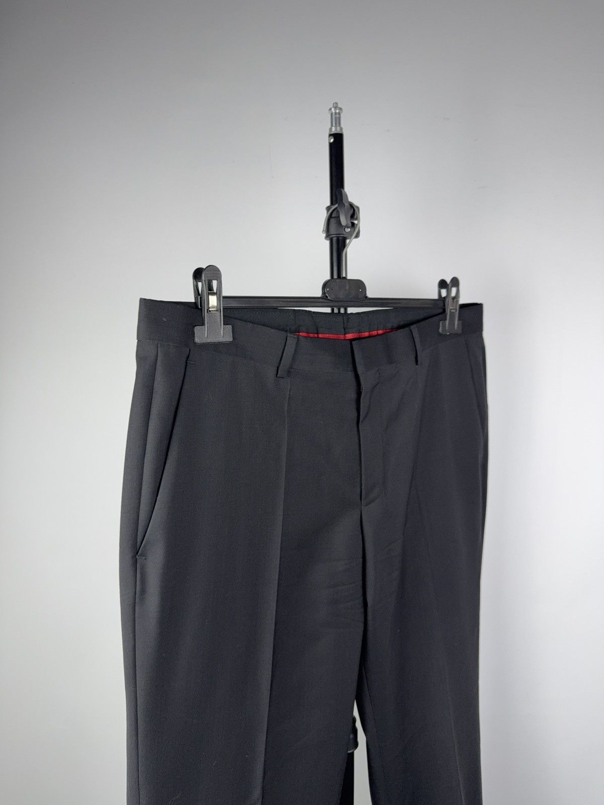 Hugo Boss Hugo Boss Luxury 00s Black Dress Pants Classic Trousers Size US 34 / EU 50 - 3 Thumbnail