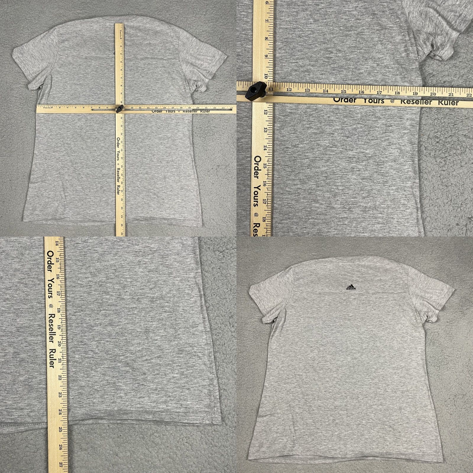 Adidas Adidas Amplifier T-Shirt Unisex Adults L Black Gray Logo Graphic Print Crew Neck Short Sleeve Modern Trefoil 2020 Size L / US 10 / IT 46 - 8 Thumbnail