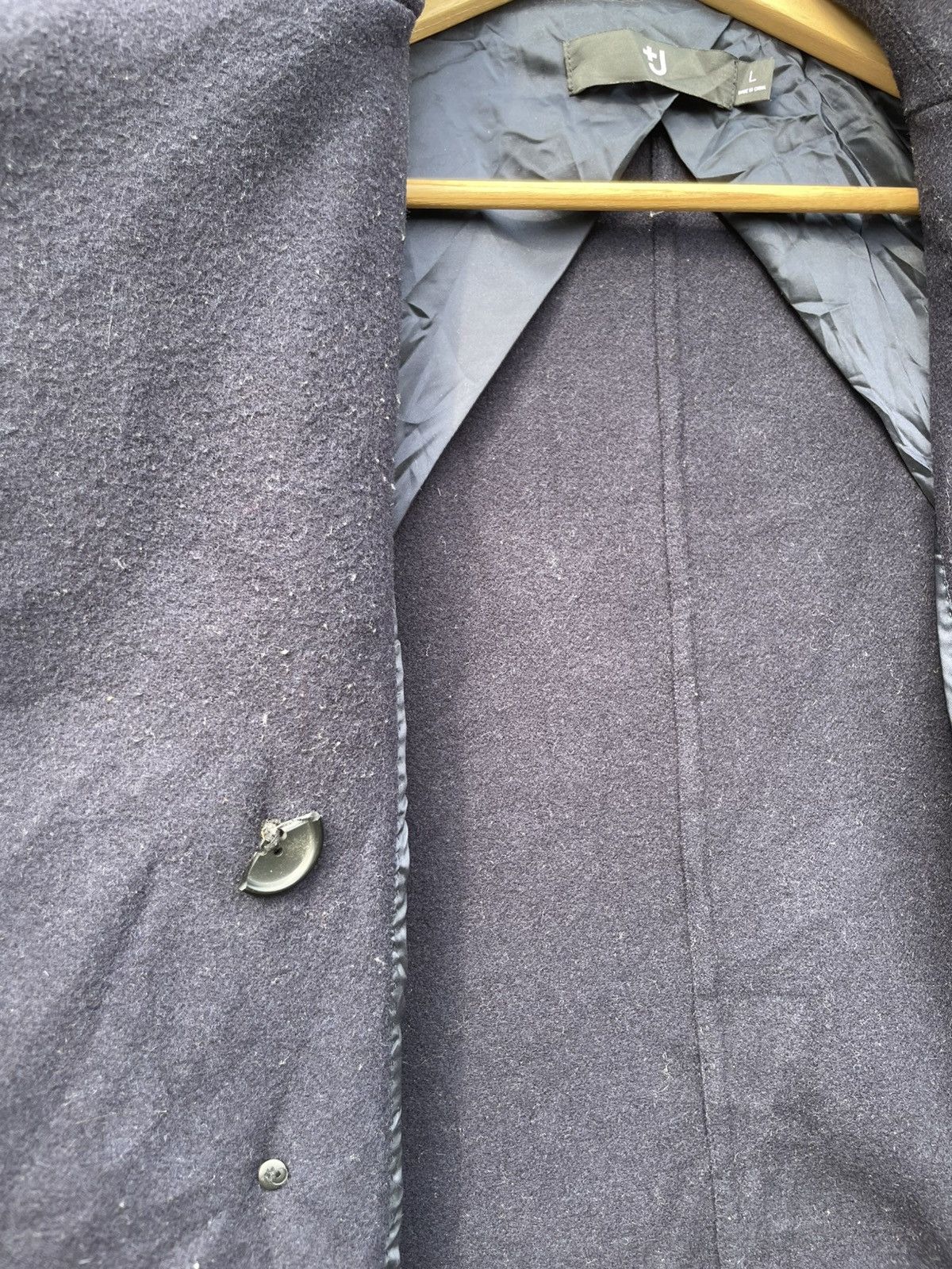 Jil Sander 🔥Accept Binding Offer🔥 Jil Sander Double Face Pea Coat Wool Size US L / EU 52-54 / 3 - 8 Thumbnail