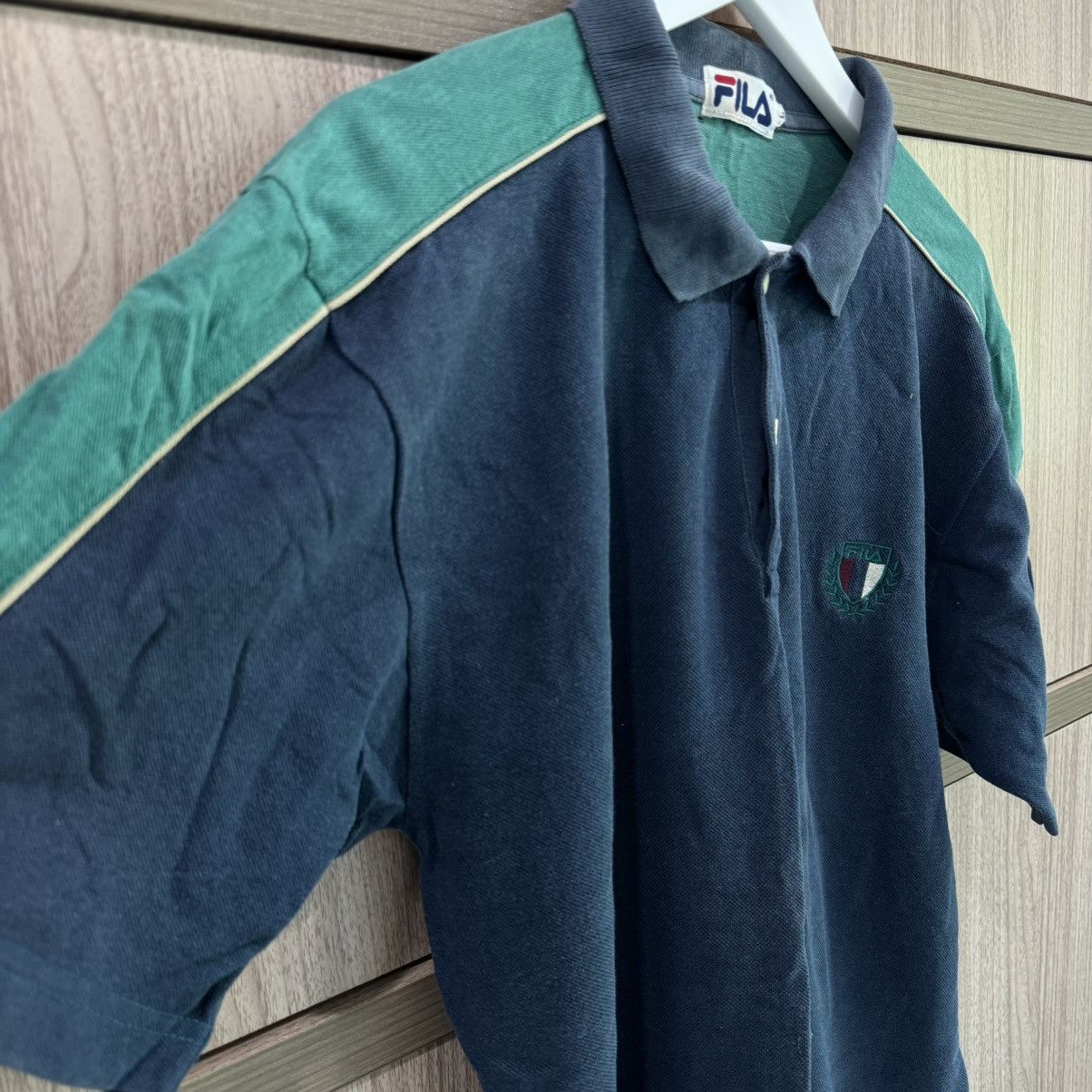 Fila Fila VINTAGE Polo Shirt Sz L Size US L / EU 52-54 / 3 - 3 Thumbnail