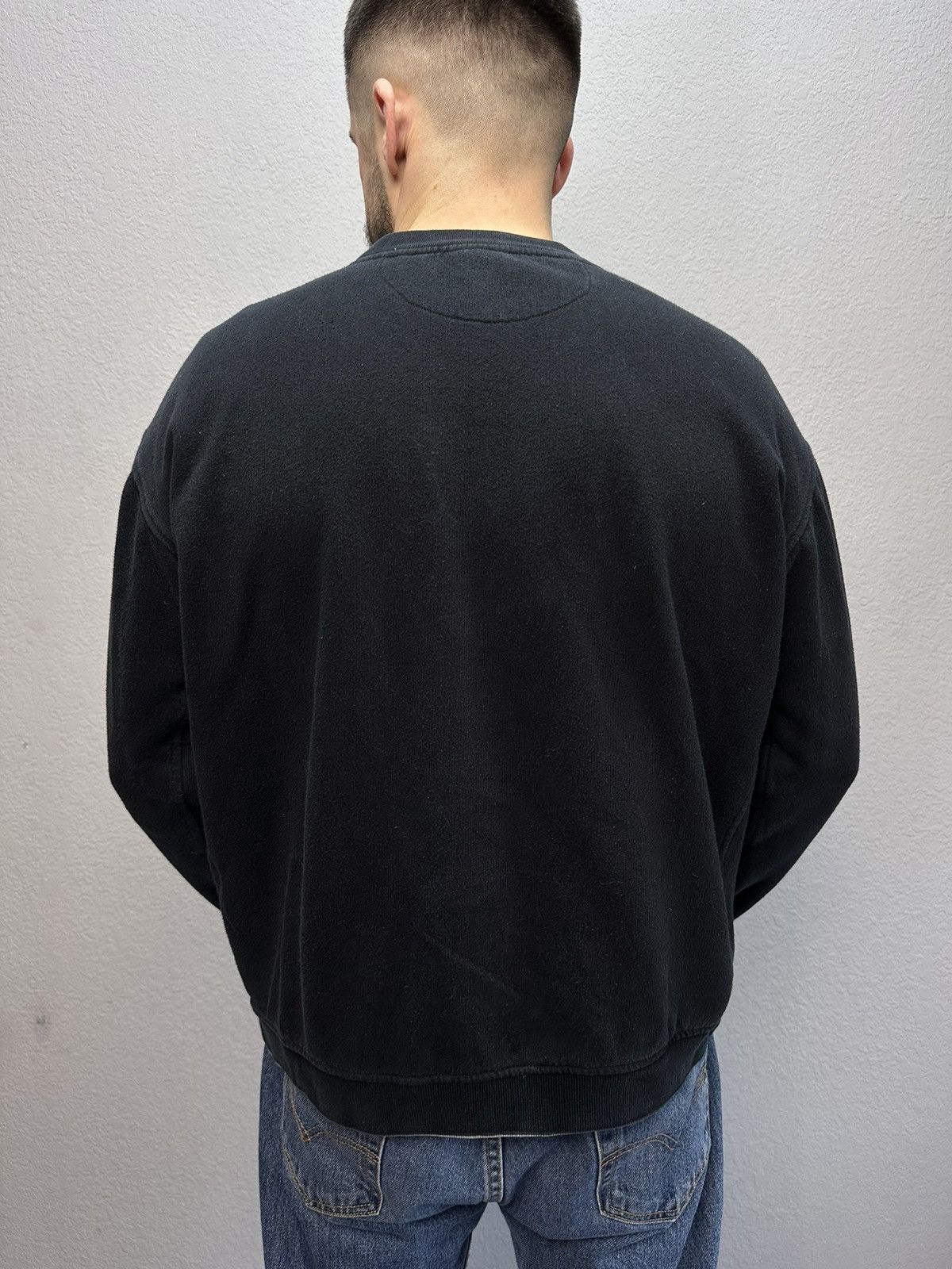Nike × Vintage Vintage Nike Y2K Sweatshirt Big Logo Drill Swoosh Size US M / EU 48-50 / 2 - 6 Thumbnail