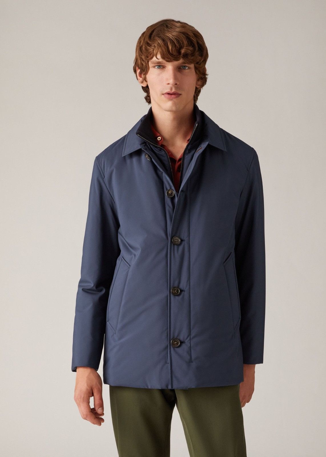 Loro Piana o1srvl11e1124 Ghibli WindWish Jacket in Blue Size US XL / EU 56 / 4 - 2 Thumbnail