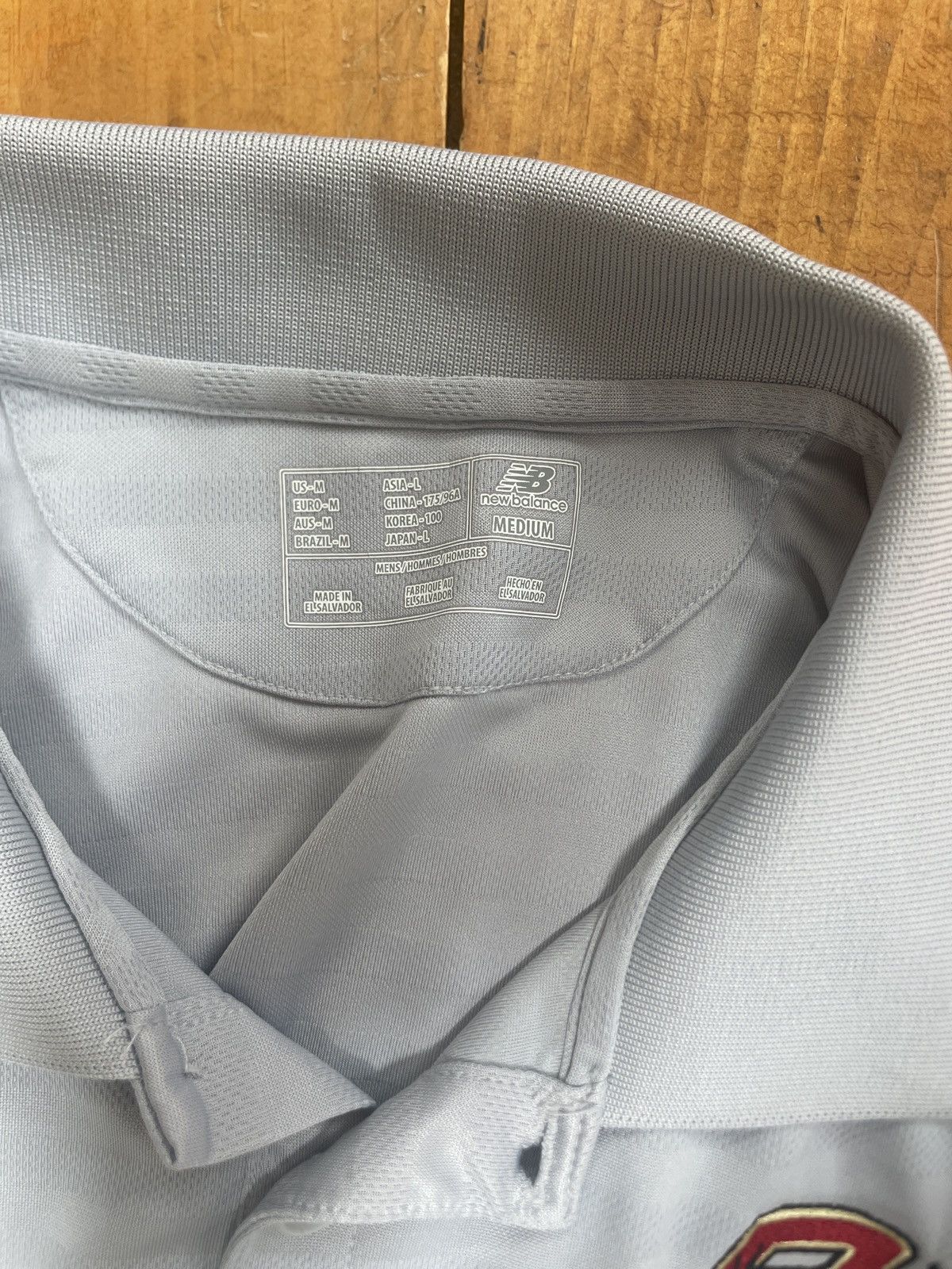 New Balance Boston College / BC Polo shirt size medium grey Size US M / EU 48-50 / 2 - 4 Thumbnail