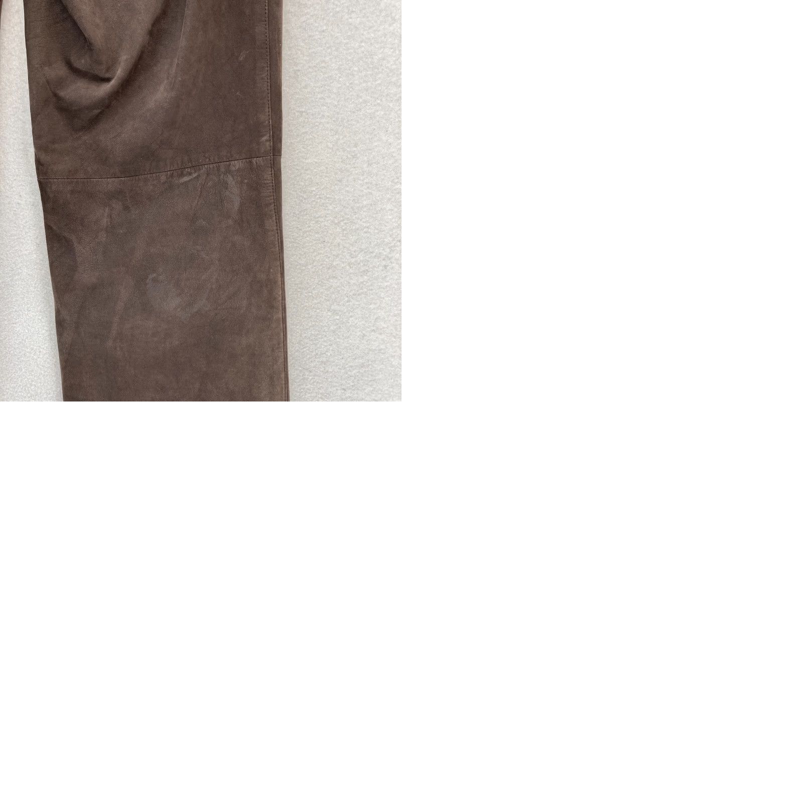 Nine West Vintage Nine West Leather Pants Women's 4 Brown Lined Straight Leg 5-Pocket USA Size 27" / US 4 / IT 40 - 10 Thumbnail
