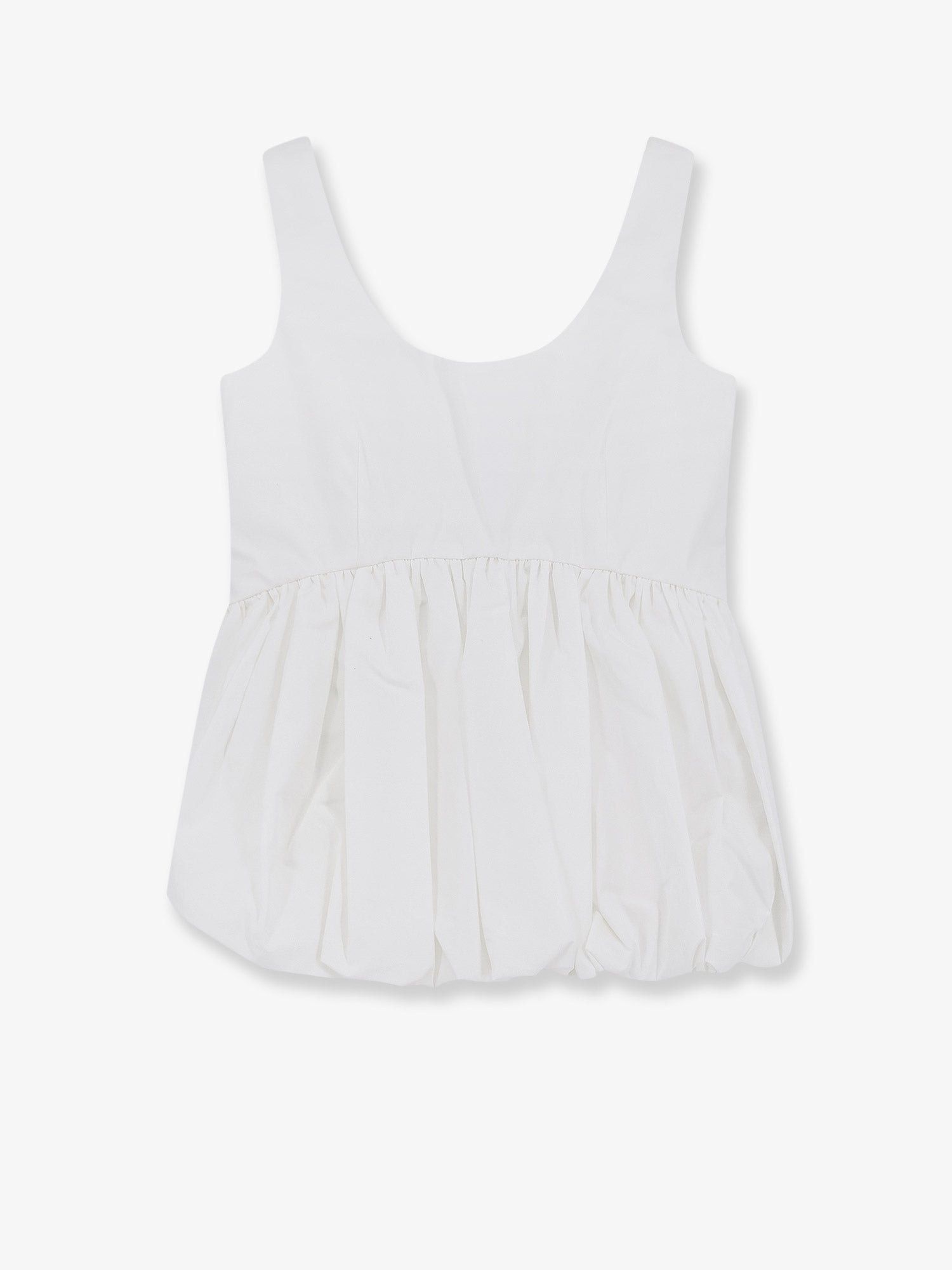 Rohe Voluminous Peplum Cotton Tank Top Size S / US 4 / IT 40 - 1 Thumbnail