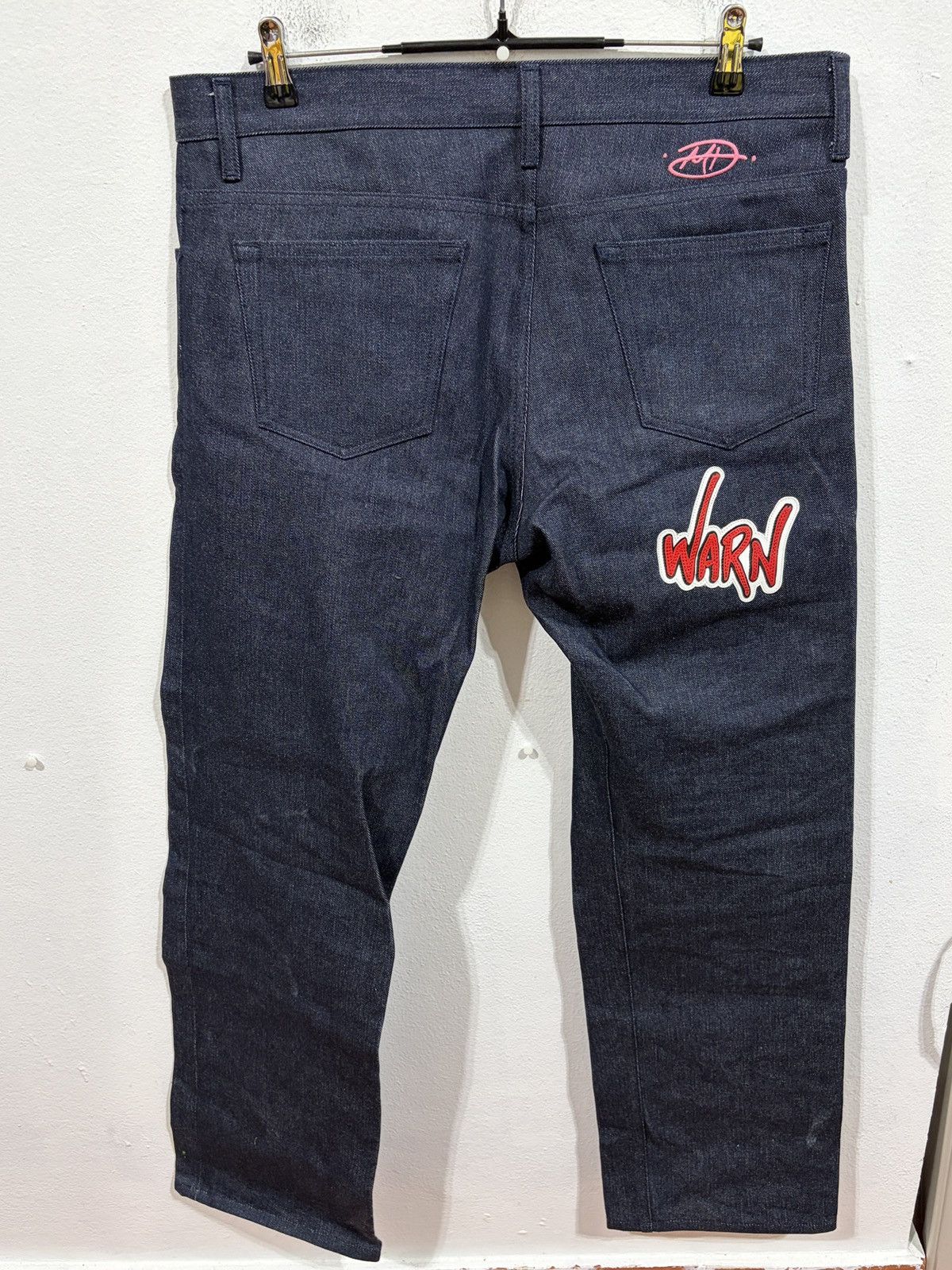 Matty Boy Matty Boy Anti Promo Blue Patched Denim Size US 34 / EU 50 - 1 Thumbnail