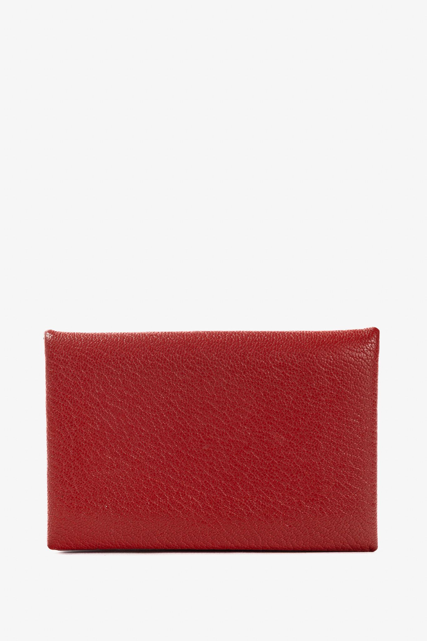 Hermes Hermes Calvi Vermillion Chevre Mysore Leather Card Holder Size ONE SIZE - 4 Thumbnail