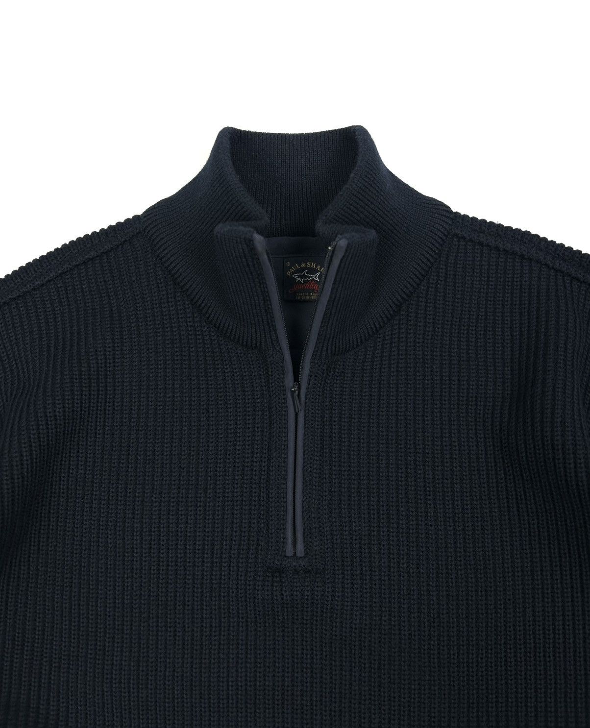 Paul & Shark Vintage Paul & Shark Yachting Wool Knit 1/4 zip Sweater Navy Size US L / EU 52-54 / 3 - 6 Thumbnail